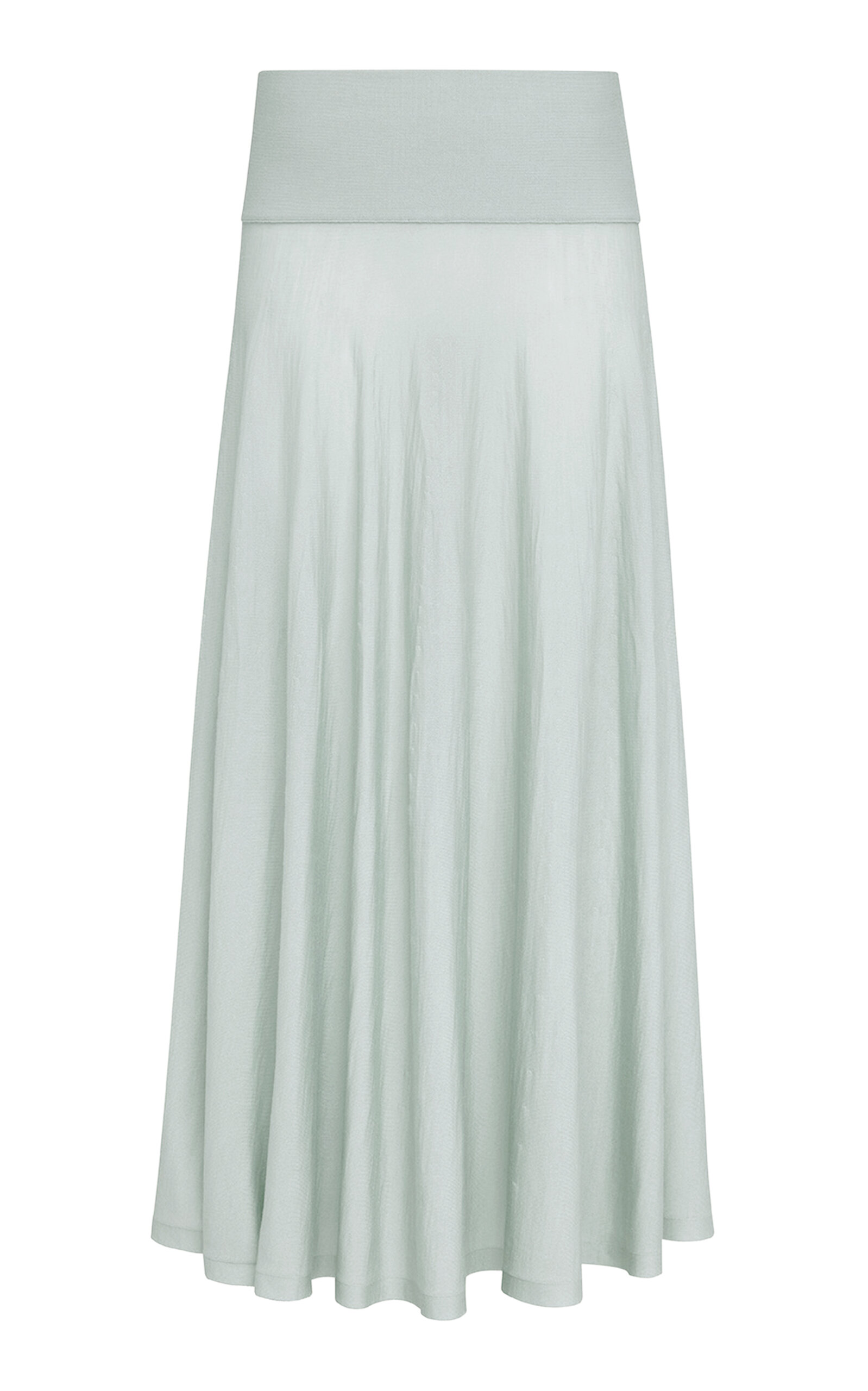 Knit Wool Maxi Skirt
