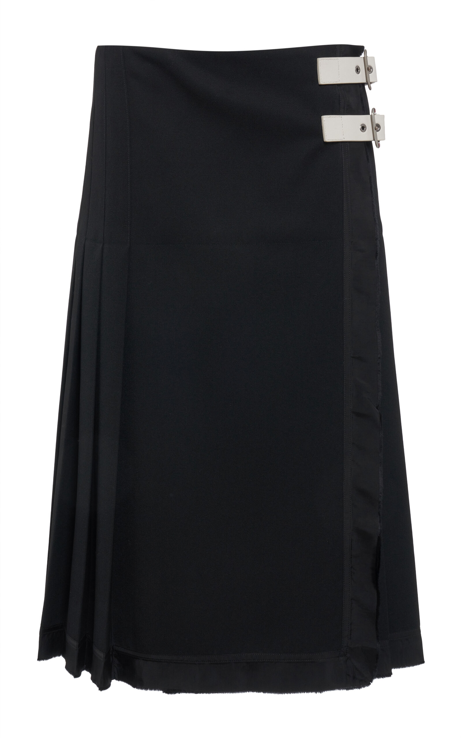 Jil Sander Wool Midi Skirt