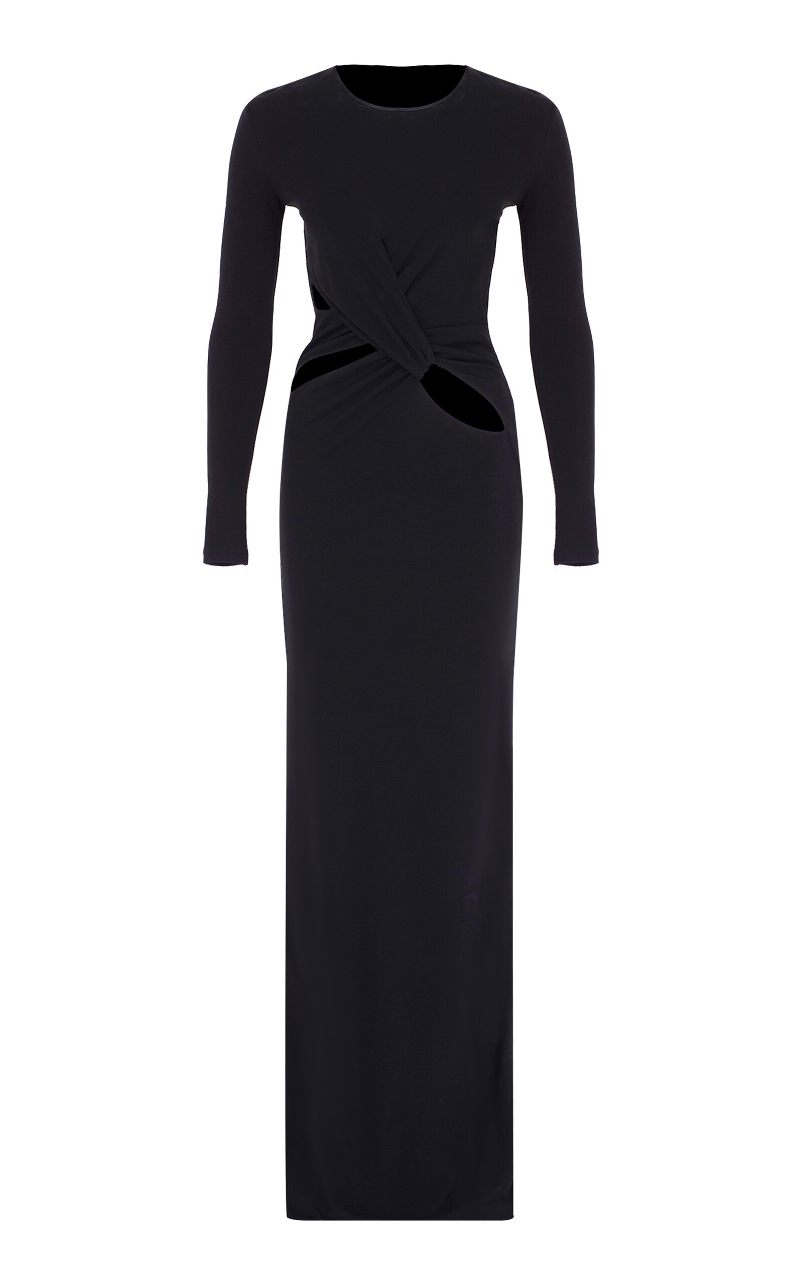 Zeynep Arcay Jersey Maxi Dress In Black