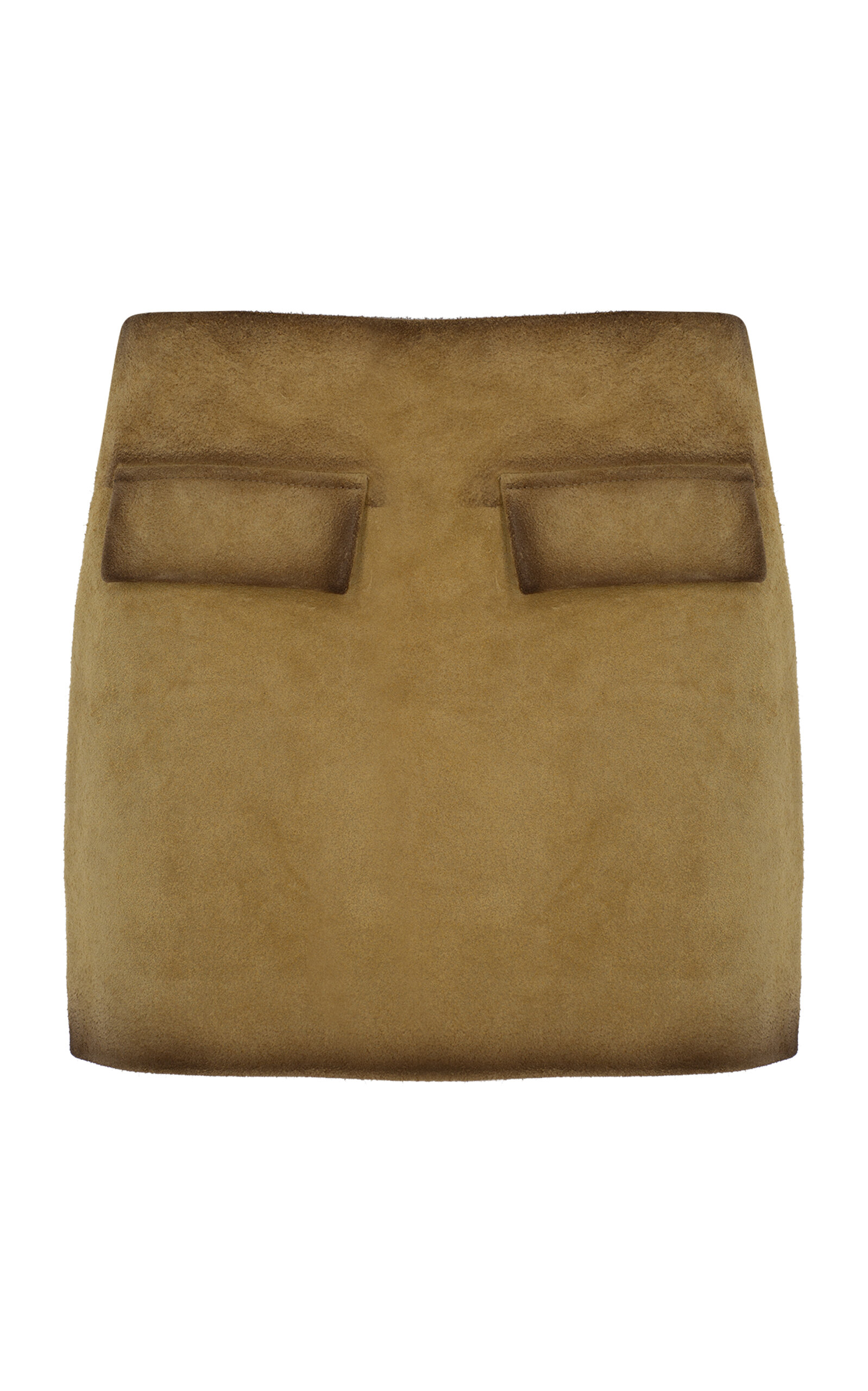 Zeynep Arcay Leather Mini Skirt In Brown