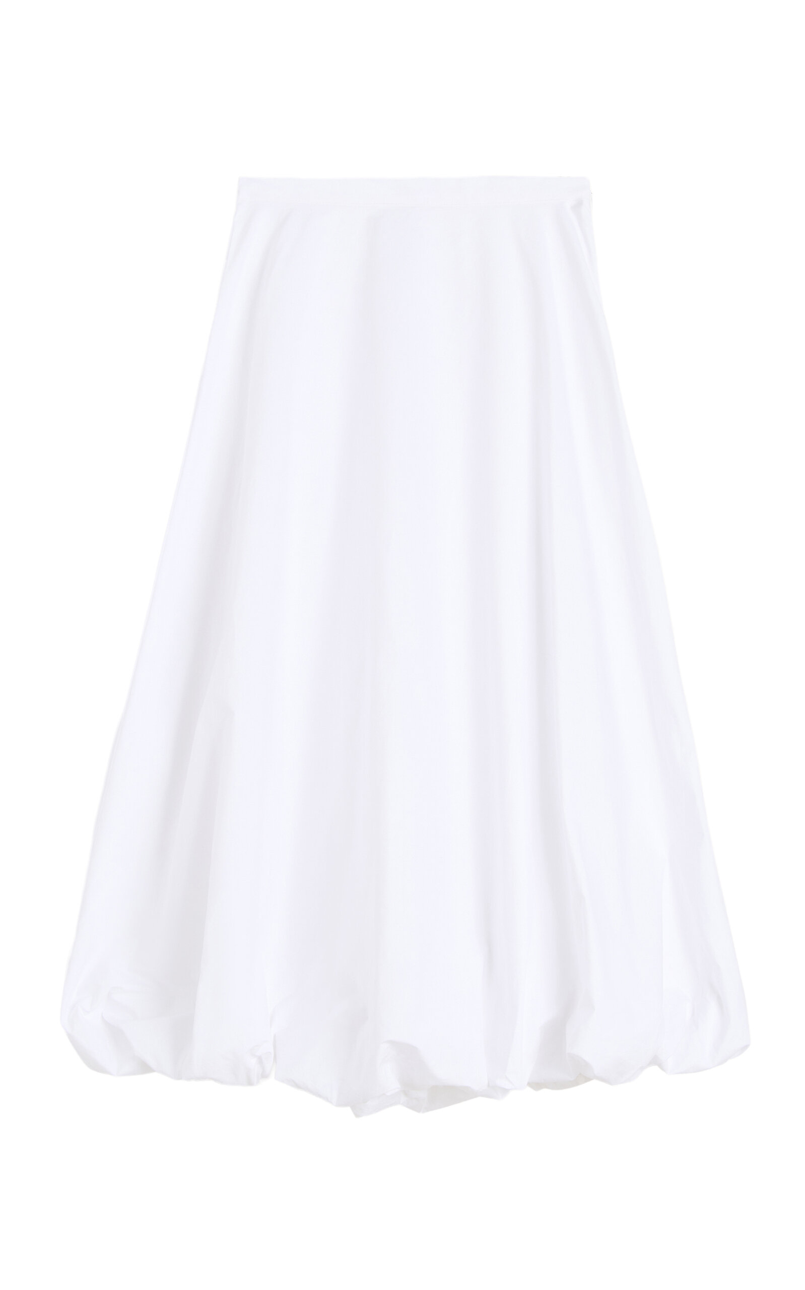 By Malene Birger Aubrey Organic Cotton Bubble Maxi Skirt In White