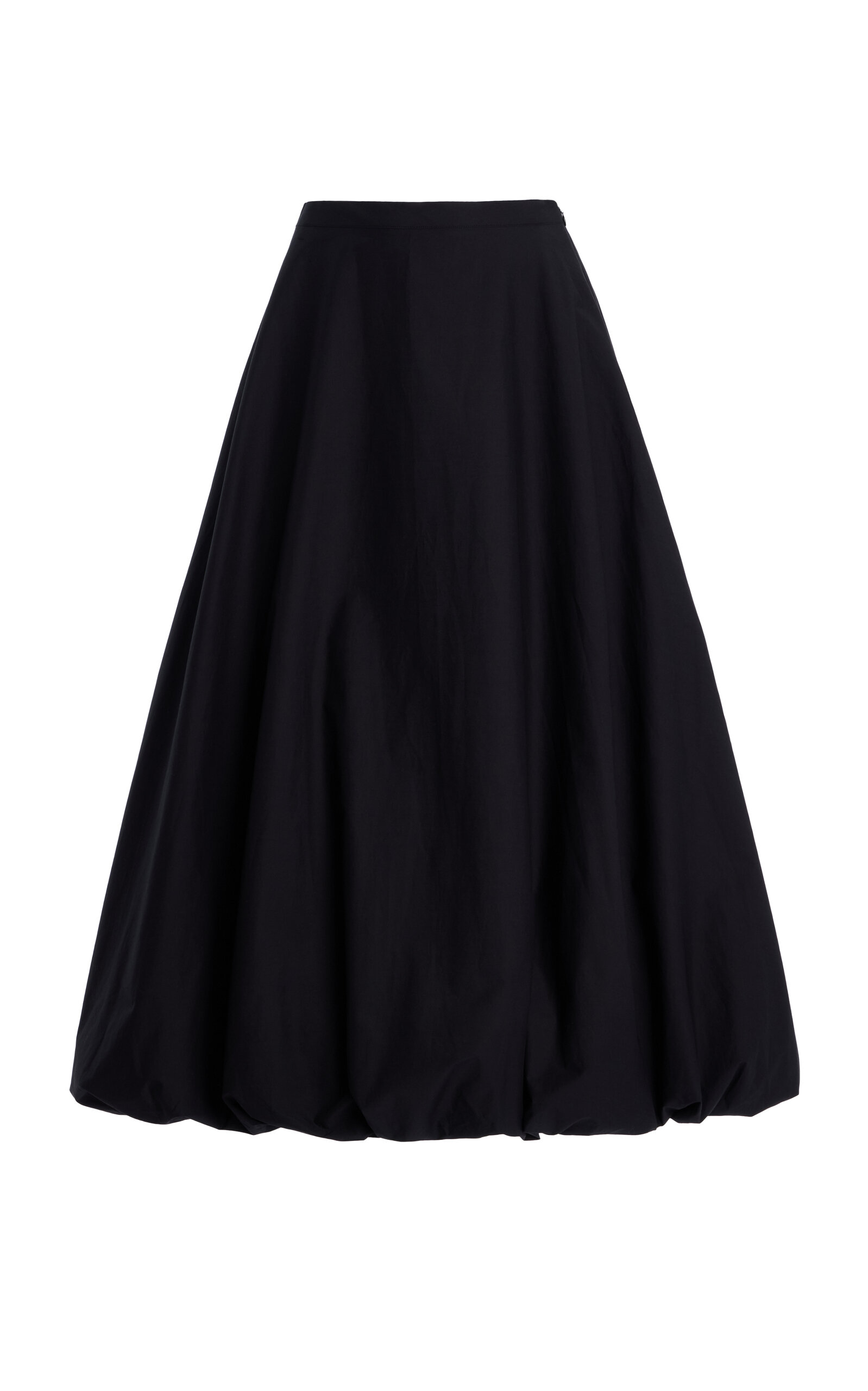 Shop By Malene Birger Aubrey Organic Cotton Bubble Maxi Skirt In Black