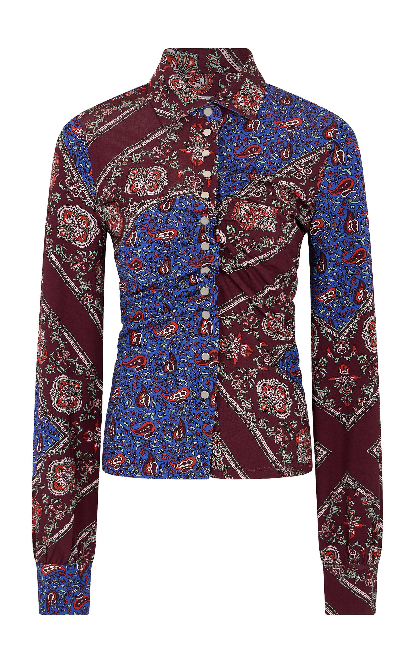 Rabanne Ruffled Crepe Shirt