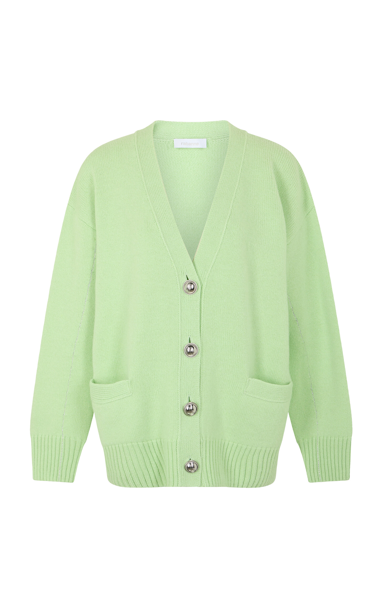 RABANNE WOOL-CASHMERE CARDIGAN