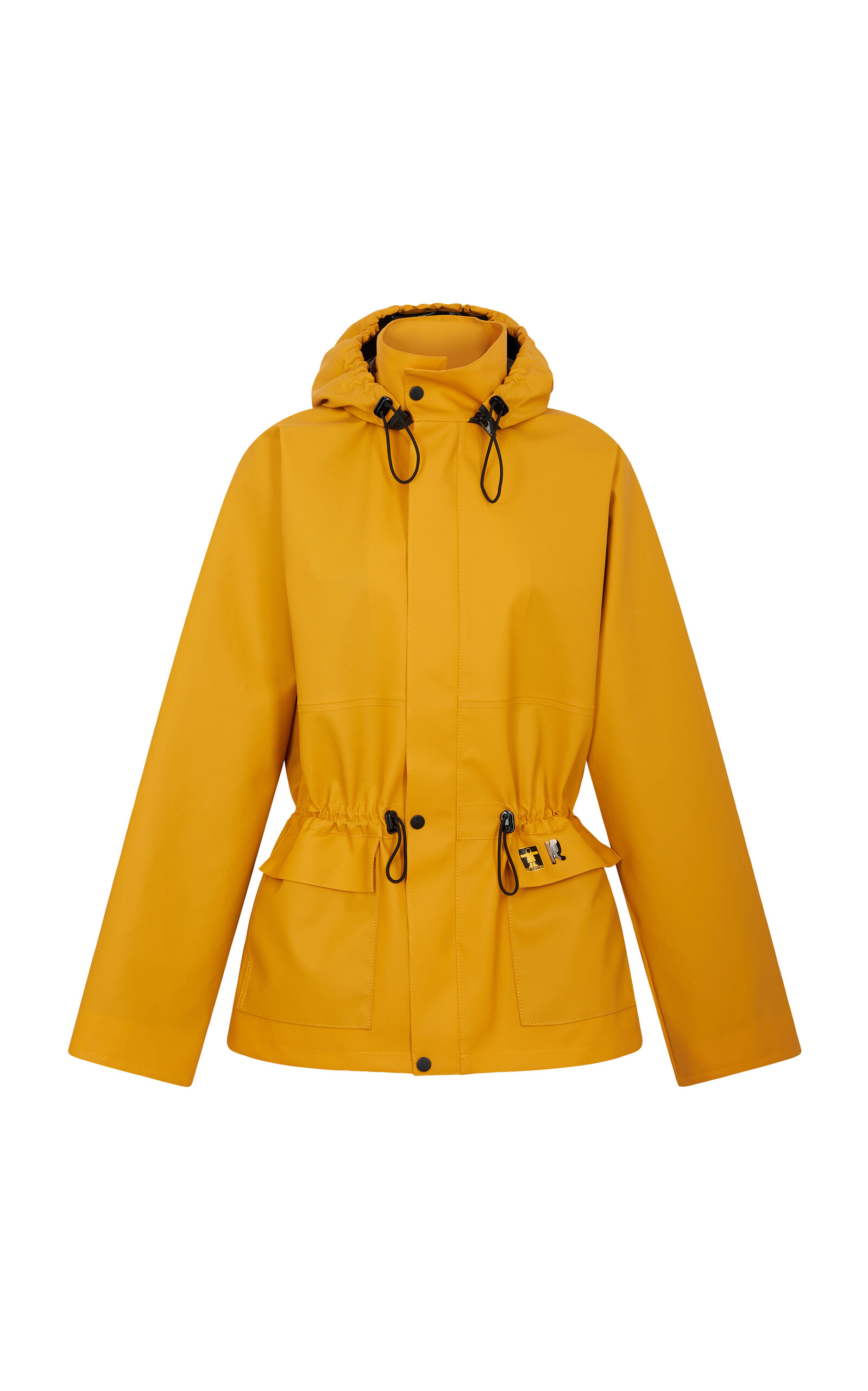 Rabanne Synthetic Rain Jacket In Yellow