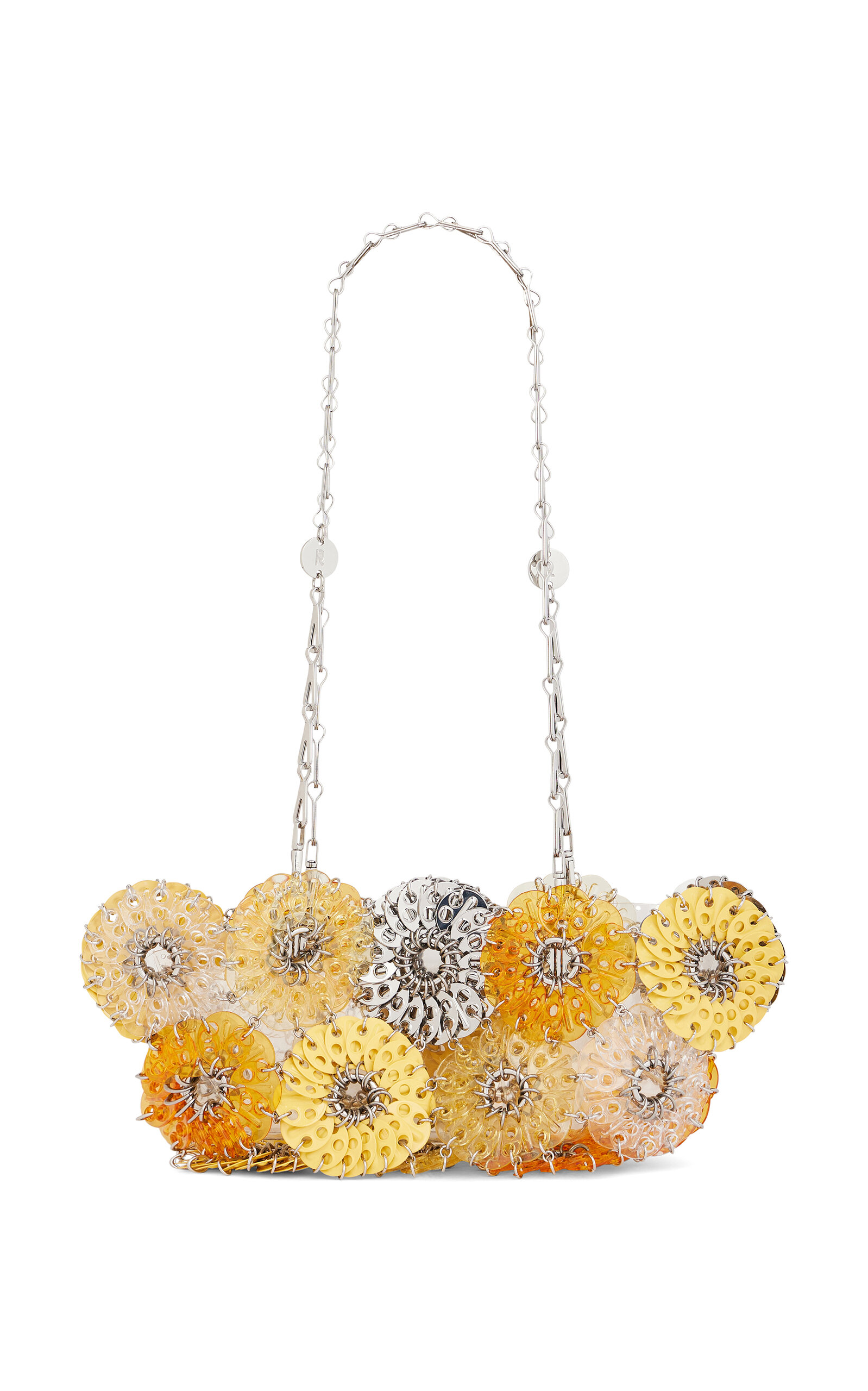 Rabanne Floral-Embellished Acetate Shoulder Bag - Women's Bags