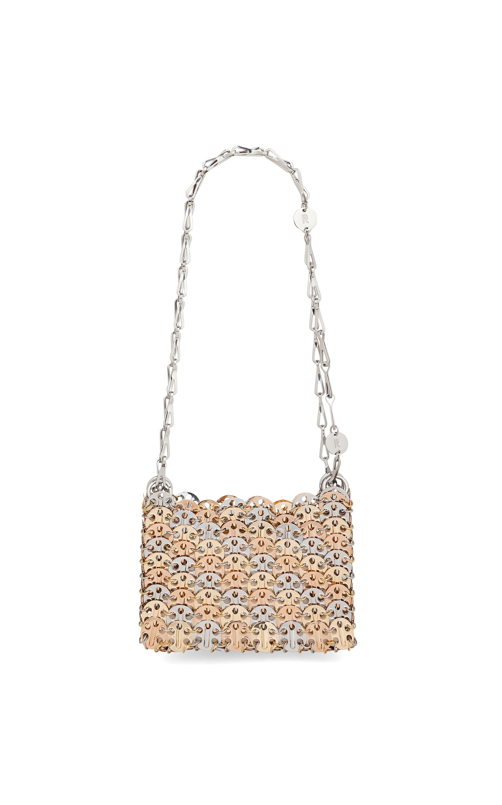 Rabanne Chain Link Shoulder Bag - Metallic - OS