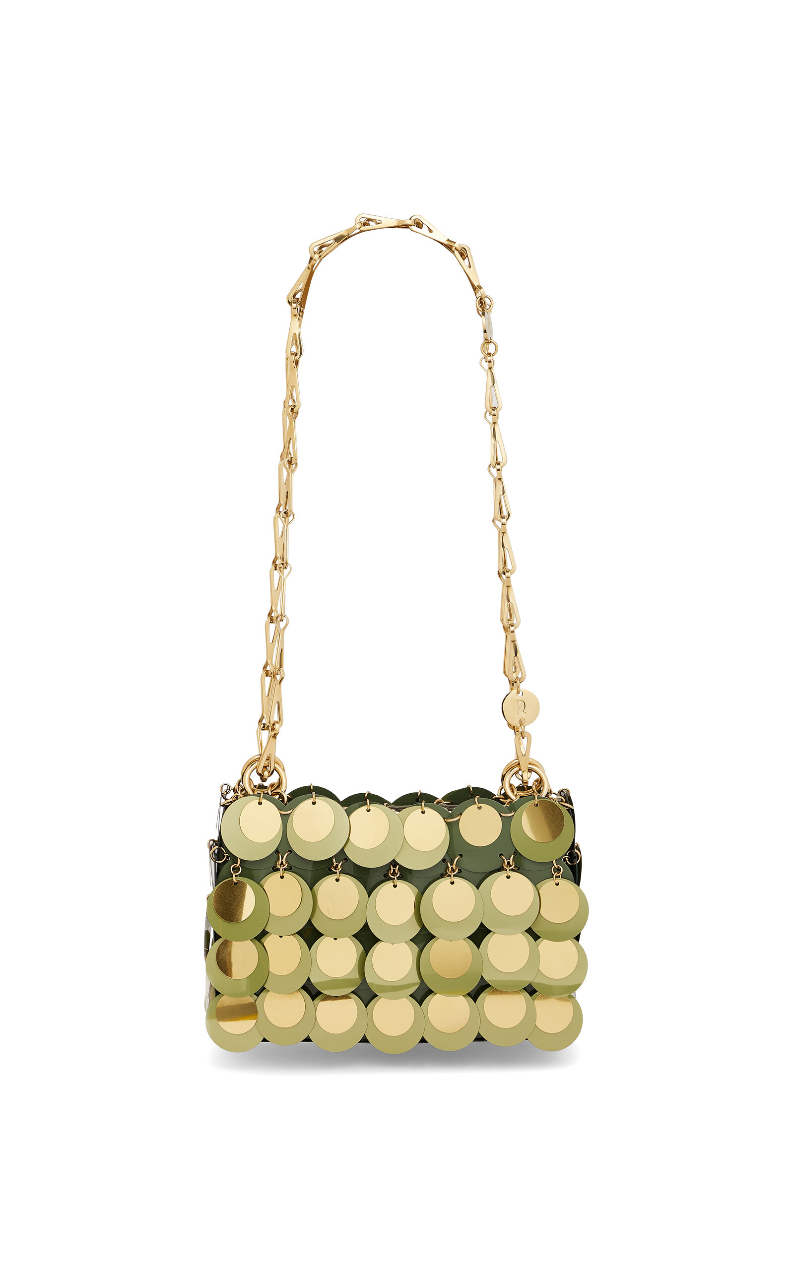 Rabanne Layered Paillette Shoulder Bag