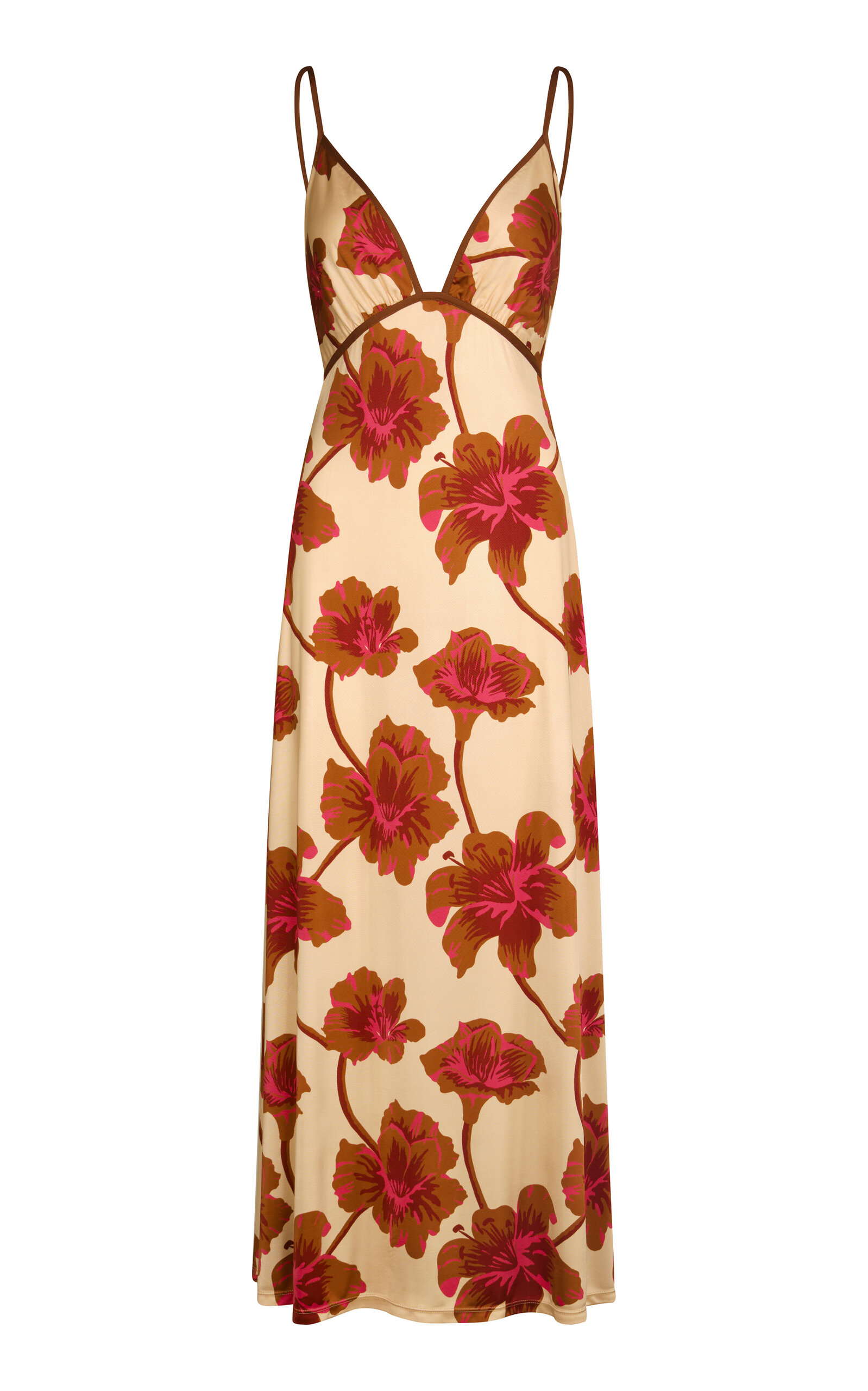 Sendero De Astromelias Maxi Dress