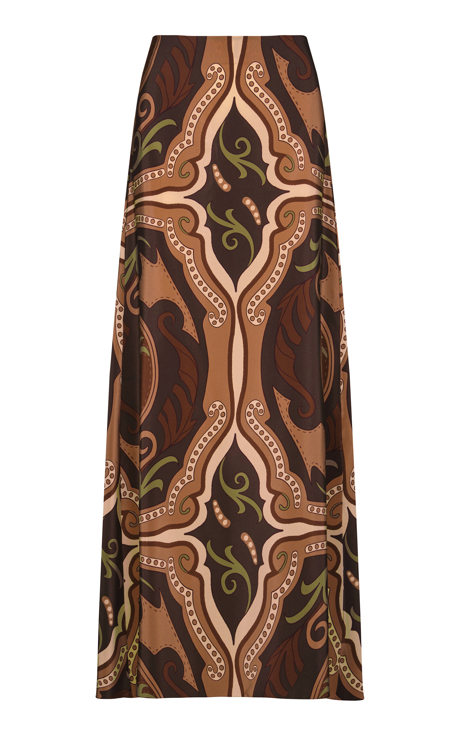 Johanna Ortiz Nuevos Territorios Silk Maxi Skirt - Multi