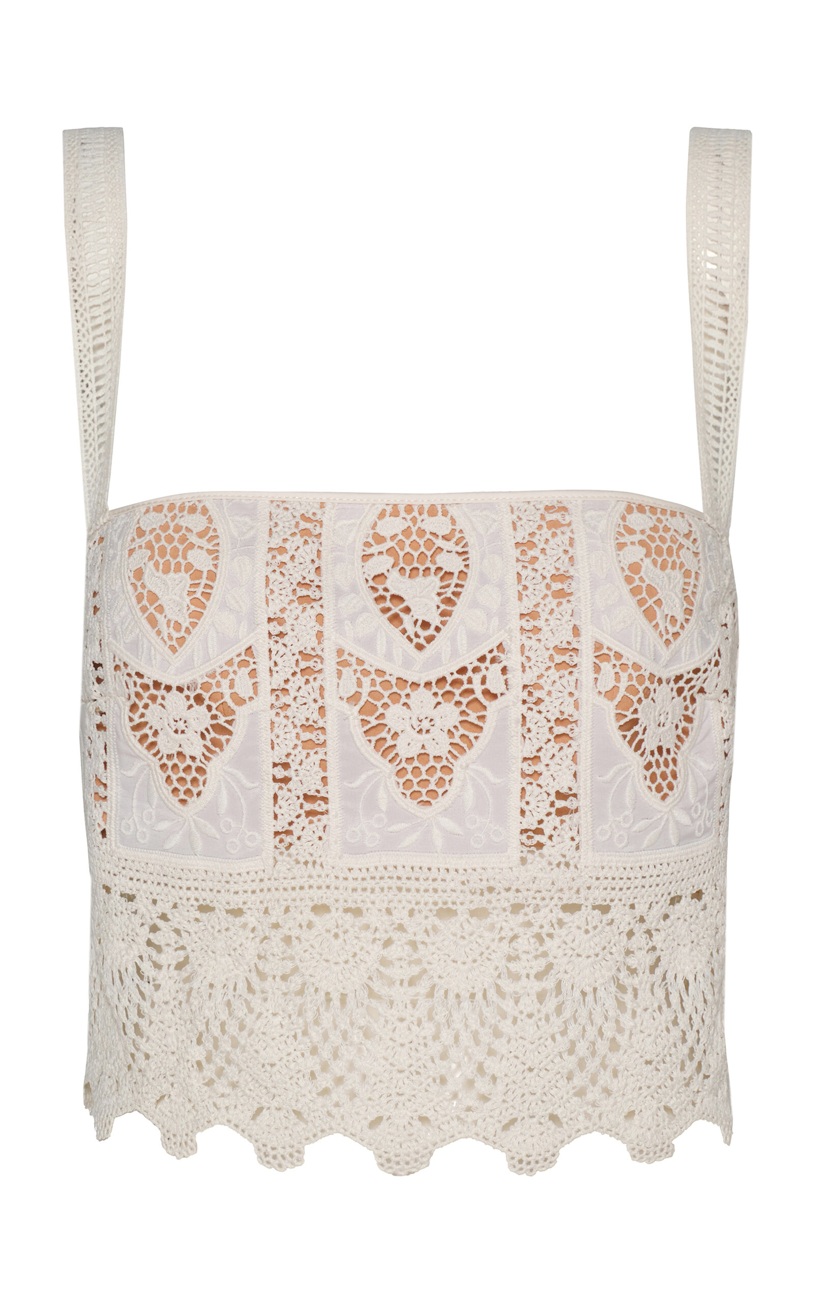 Johanna Ortiz Casablanca Embroidered Top