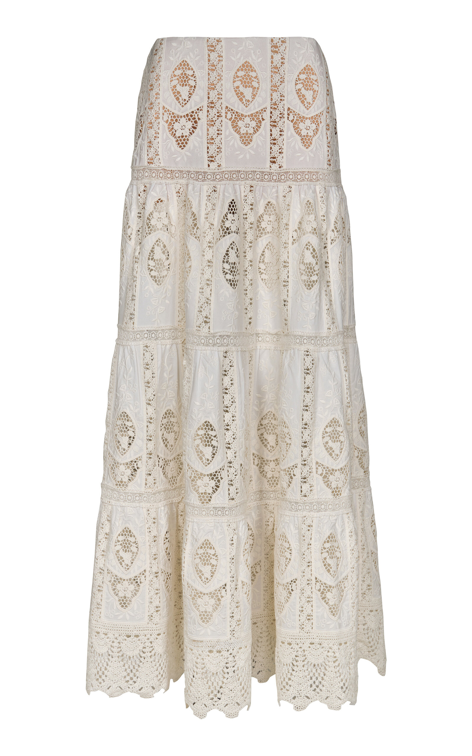 Johanna Ortiz Highlighted Fields Maxi Skirt