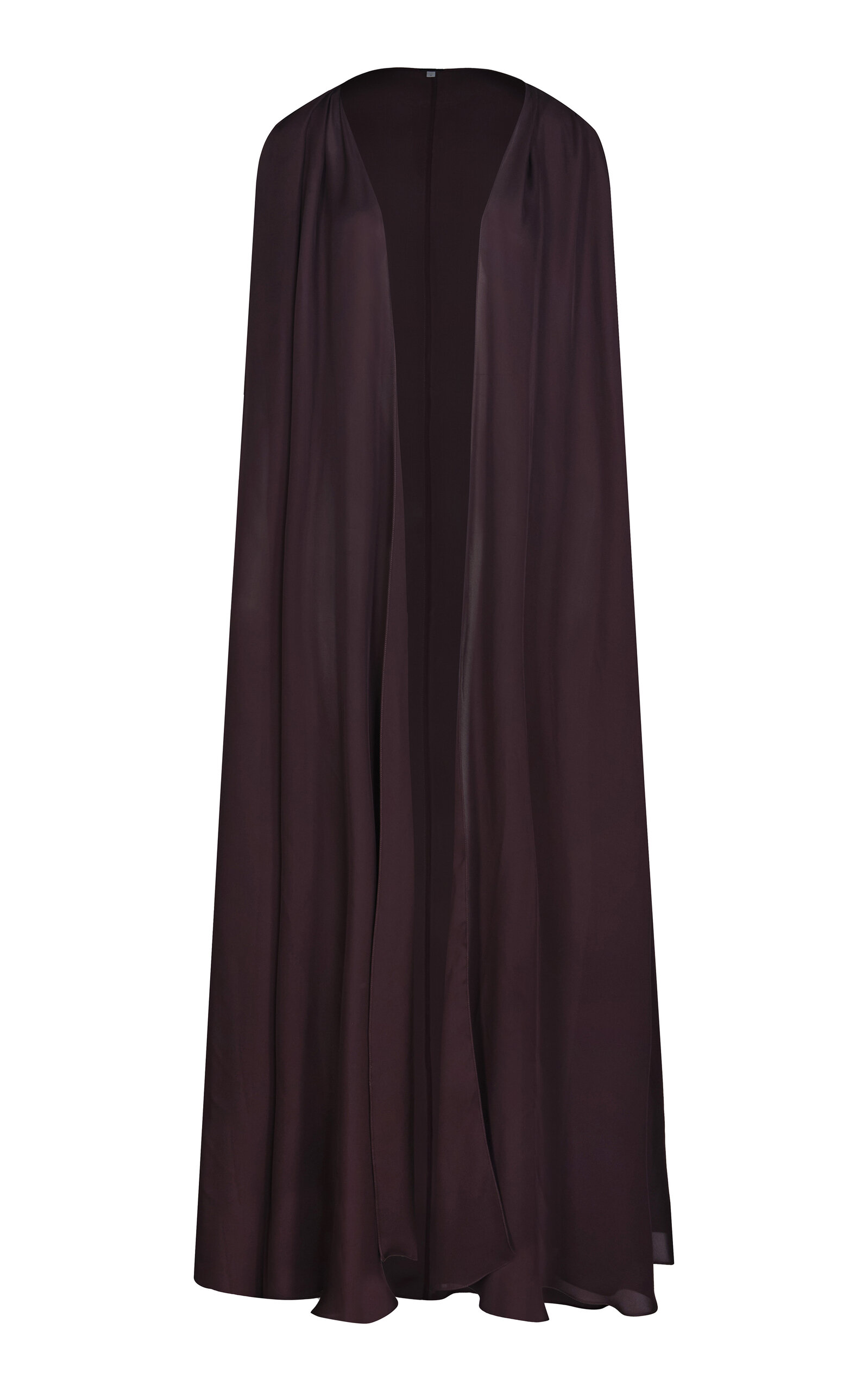Johanna Ortiz New Destiny Silk Cape In Brown