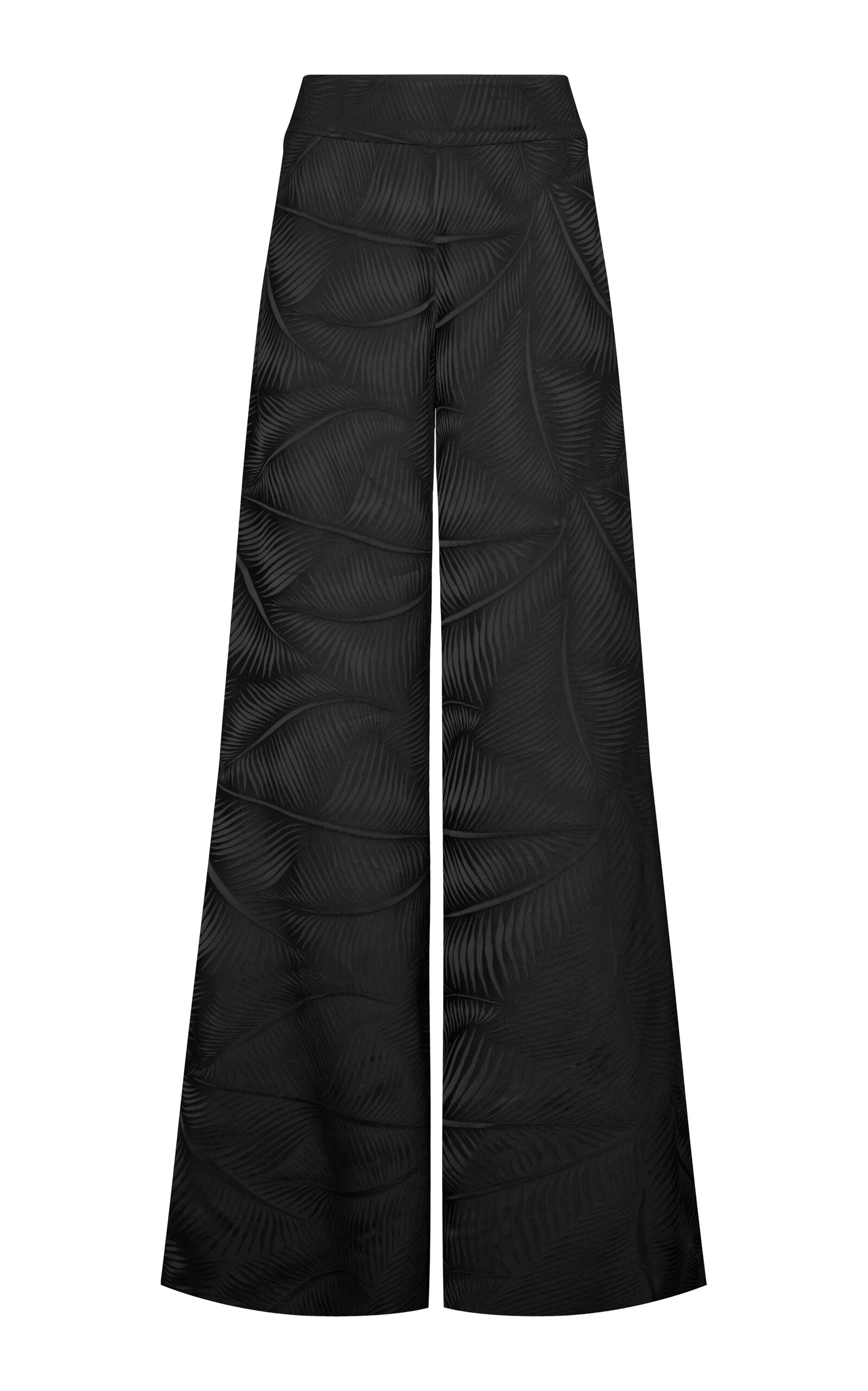 Johanna Ortiz Laidback Energy Wide Leg Pants In Black