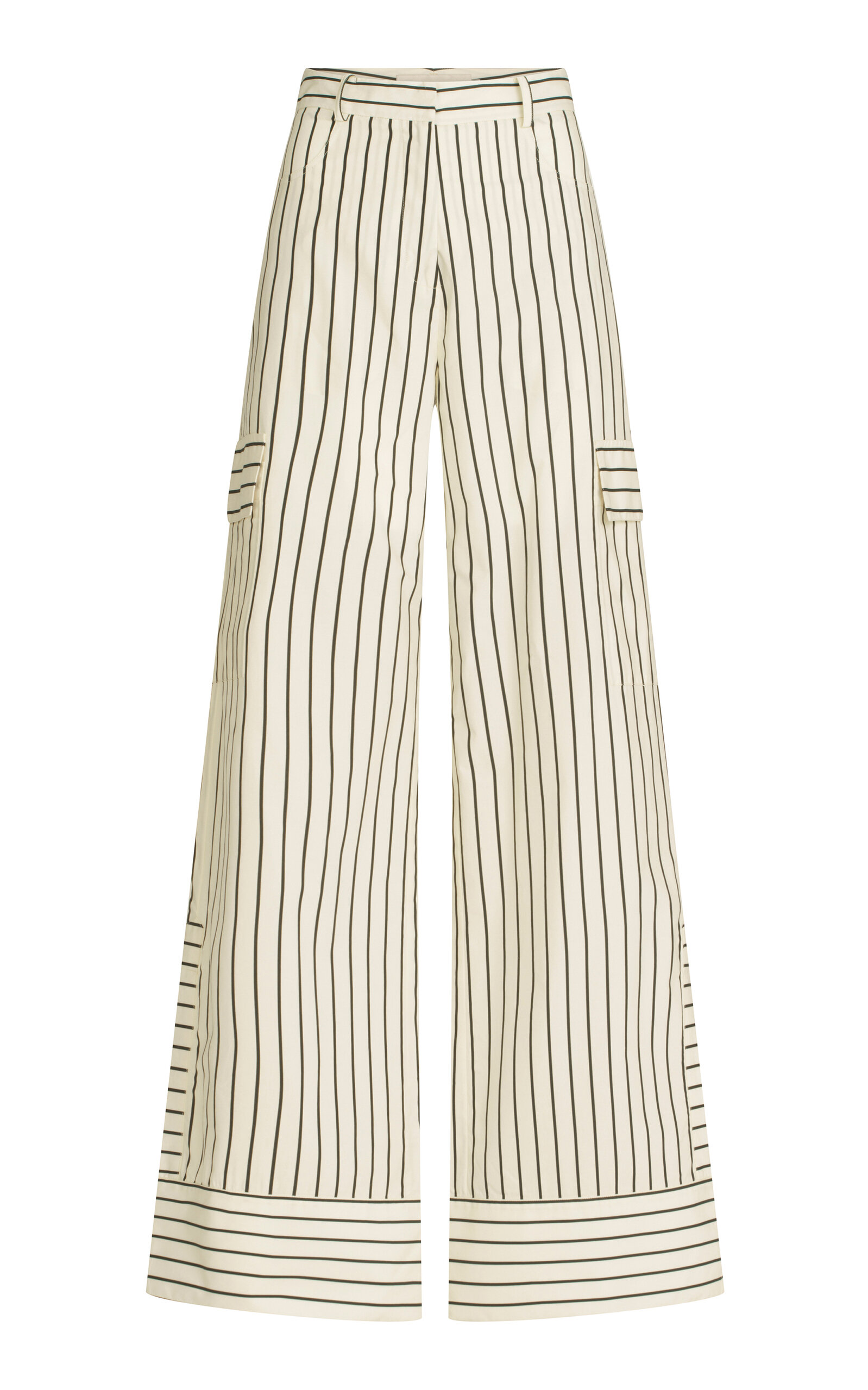 Silvia Tcherassi Falak Cotton Flared Pants