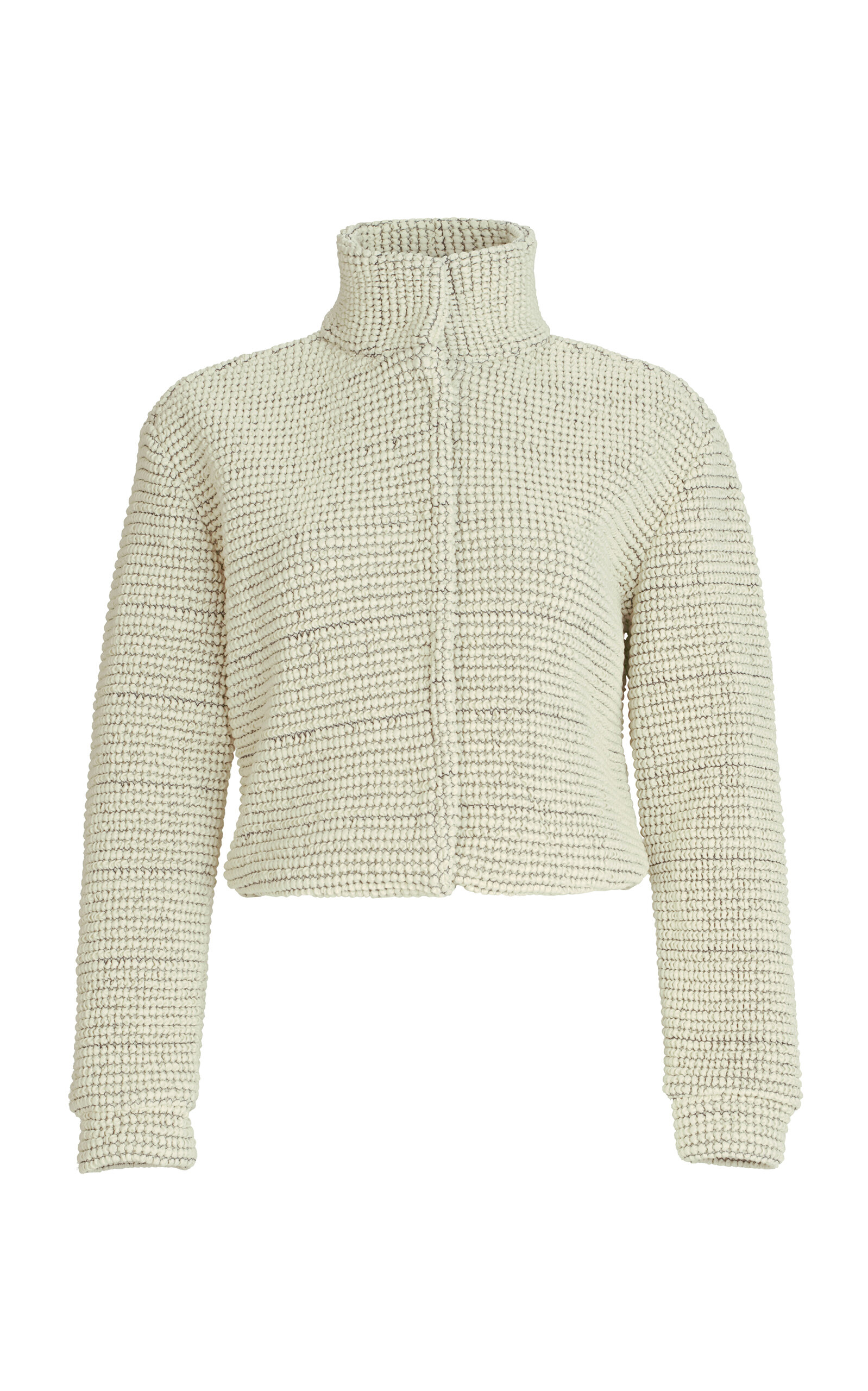 Silvia Tcherassi Zalta Knit Jacket In Off-white