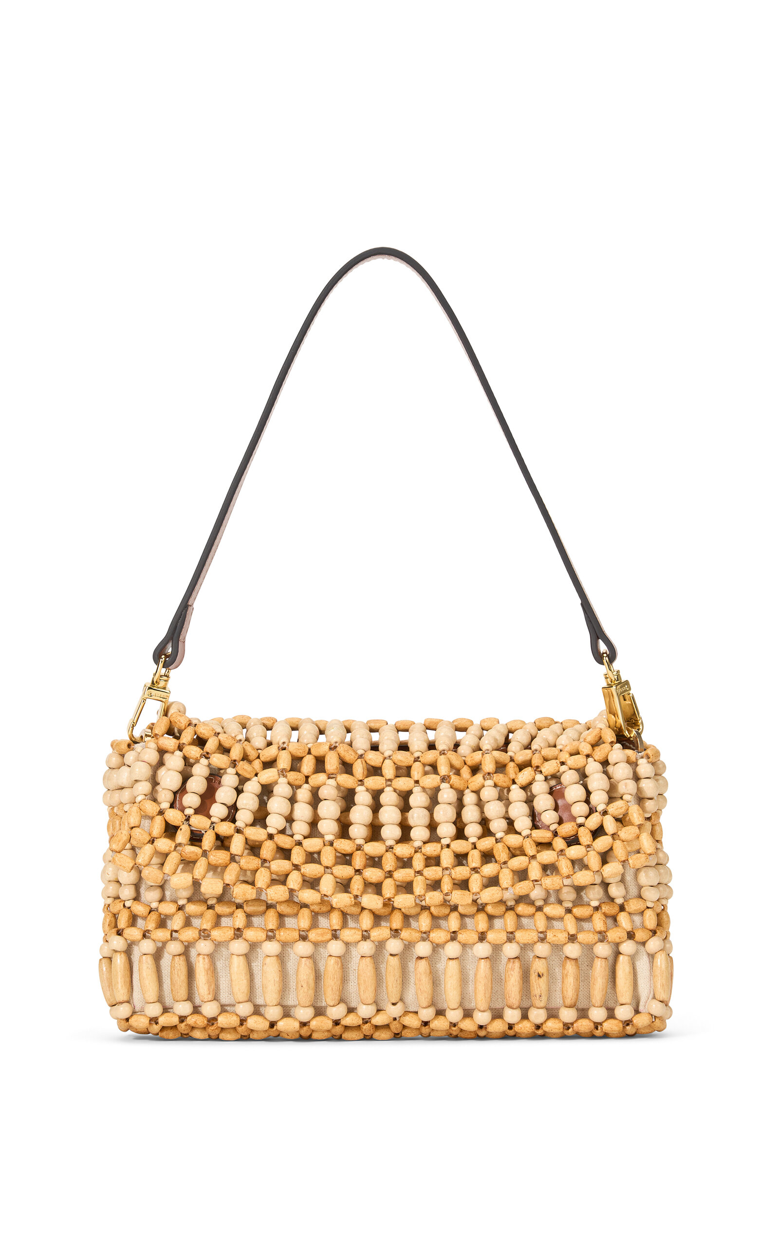 STAUD Timmy Beaded Shoulder Bag