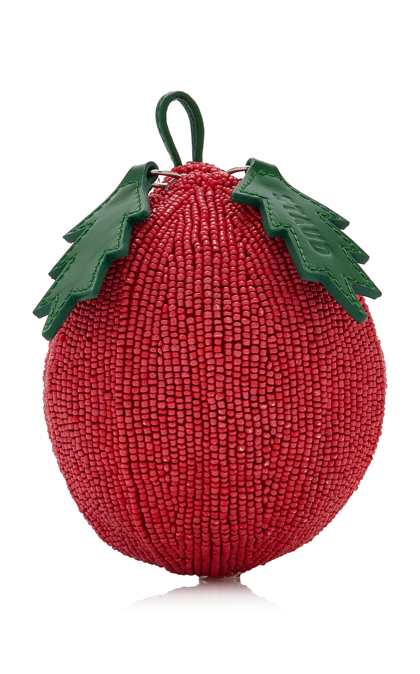 STAUD Campari Beaded Tomato Bag