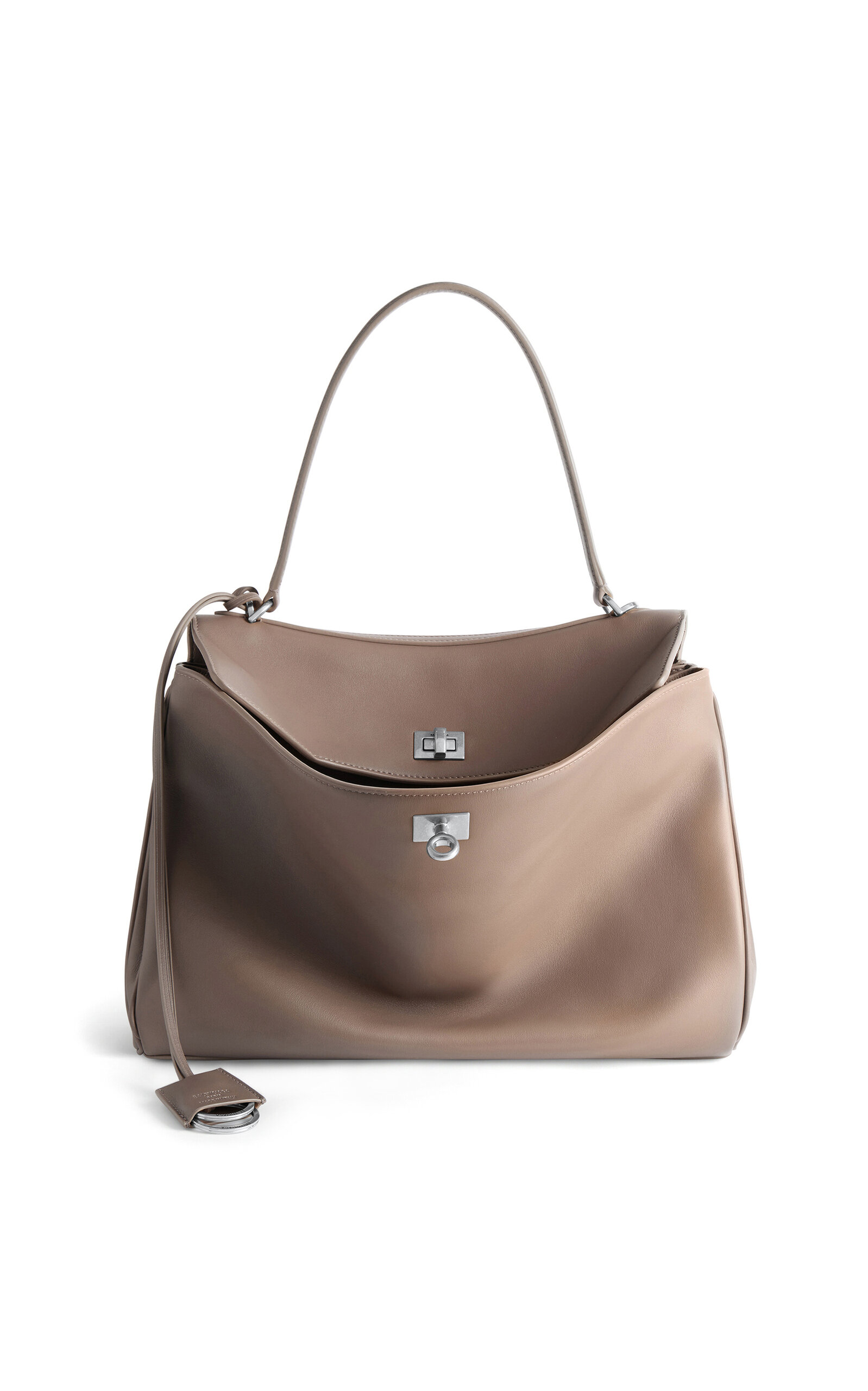 Balenciaga Rodeo Medium Leather Top Handle Bag