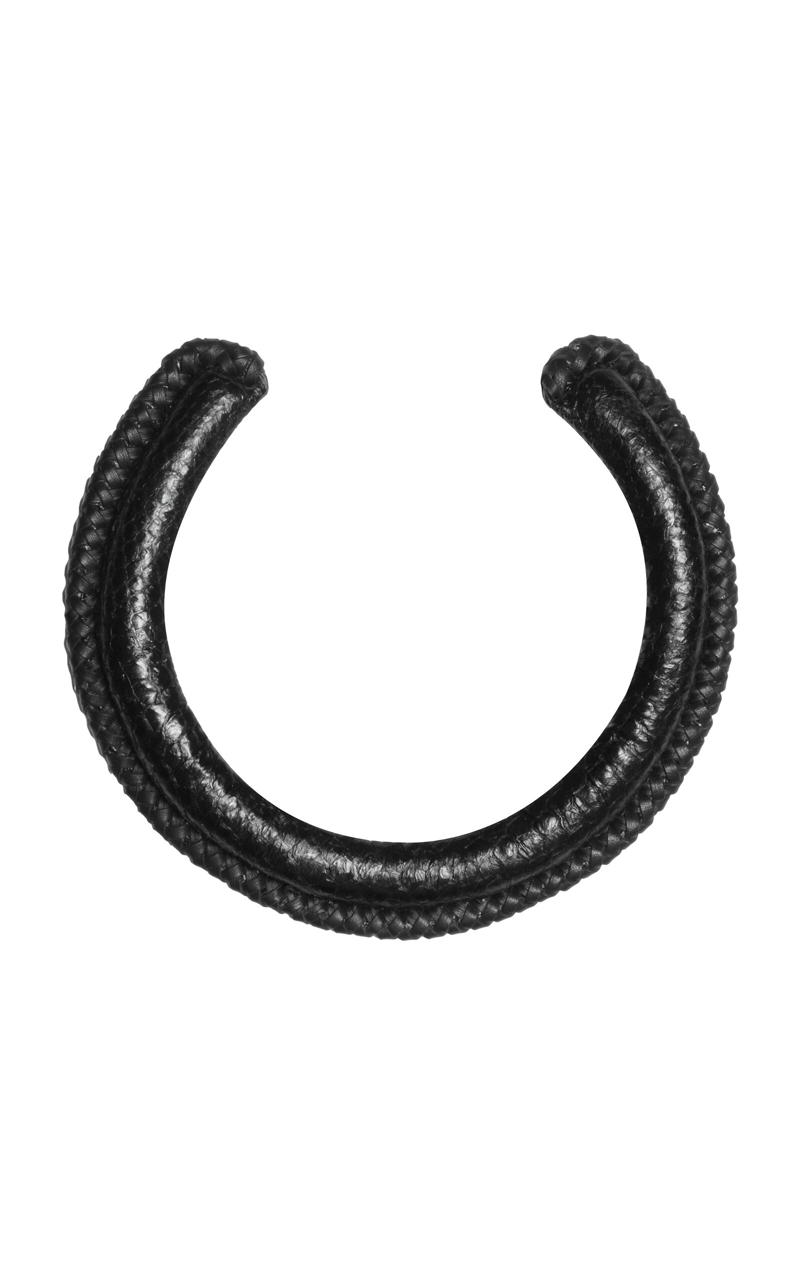 Johanna Ortiz Representative Rituals Fish Skin Choker Necklace - Black - Moda Operandi - Men's Jewelry And Watches