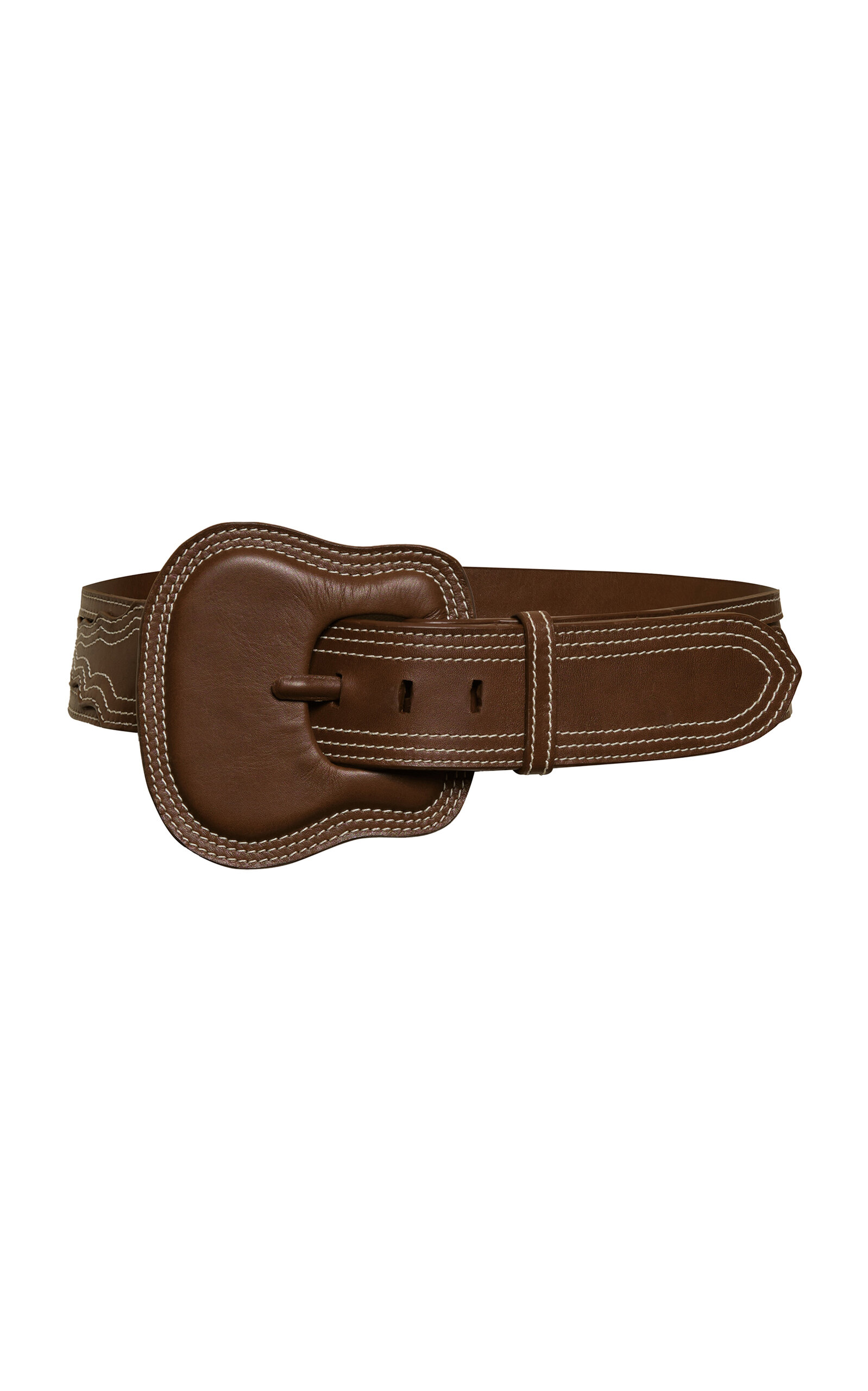 Johanna Ortiz Military Prowess Leather Belt - Brown - XL