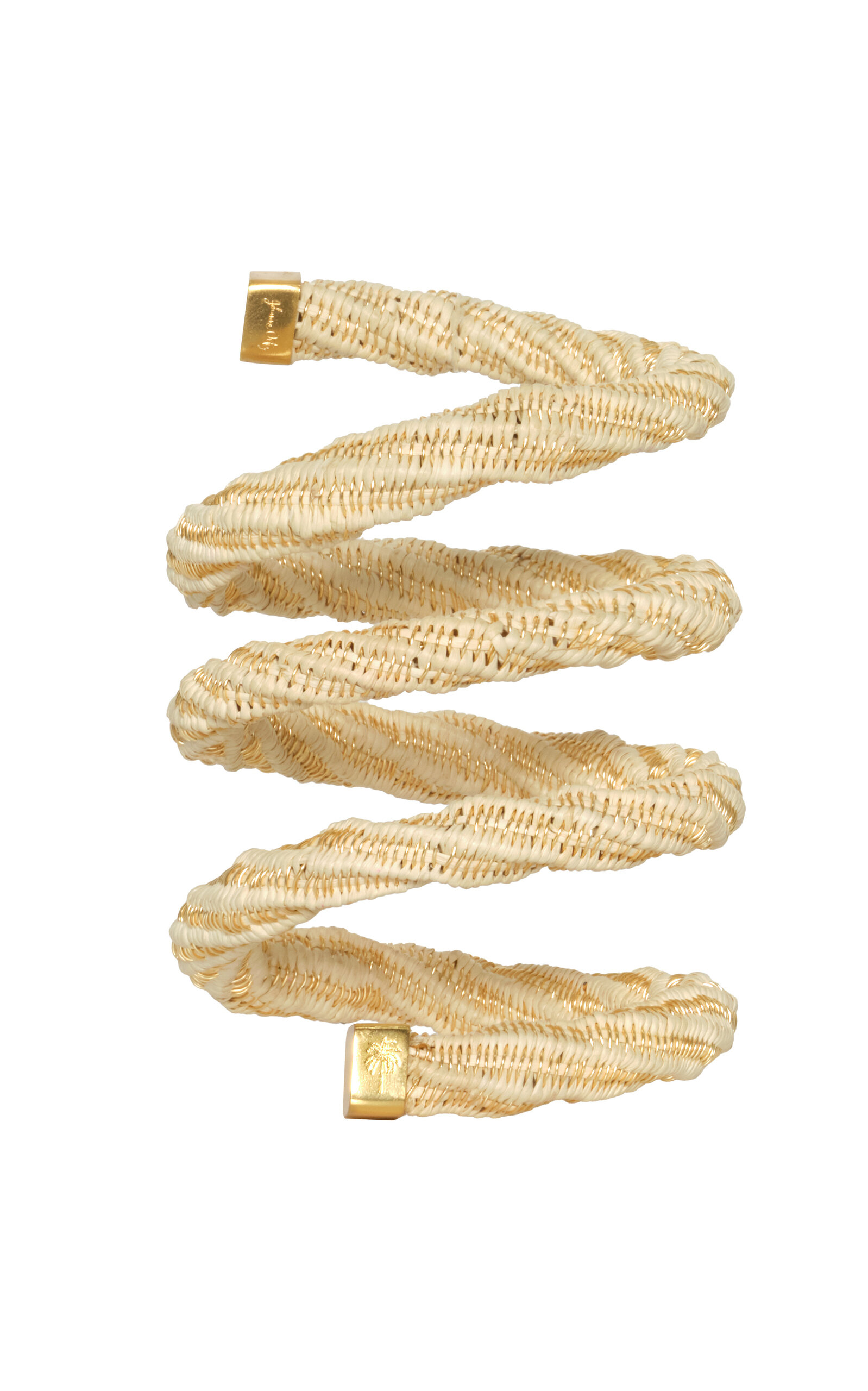 Johanna Ortiz - Mayahuel Goddess Leather Wrap Bangle - White - OS - Moda Operandi - Gifts For Her 550$