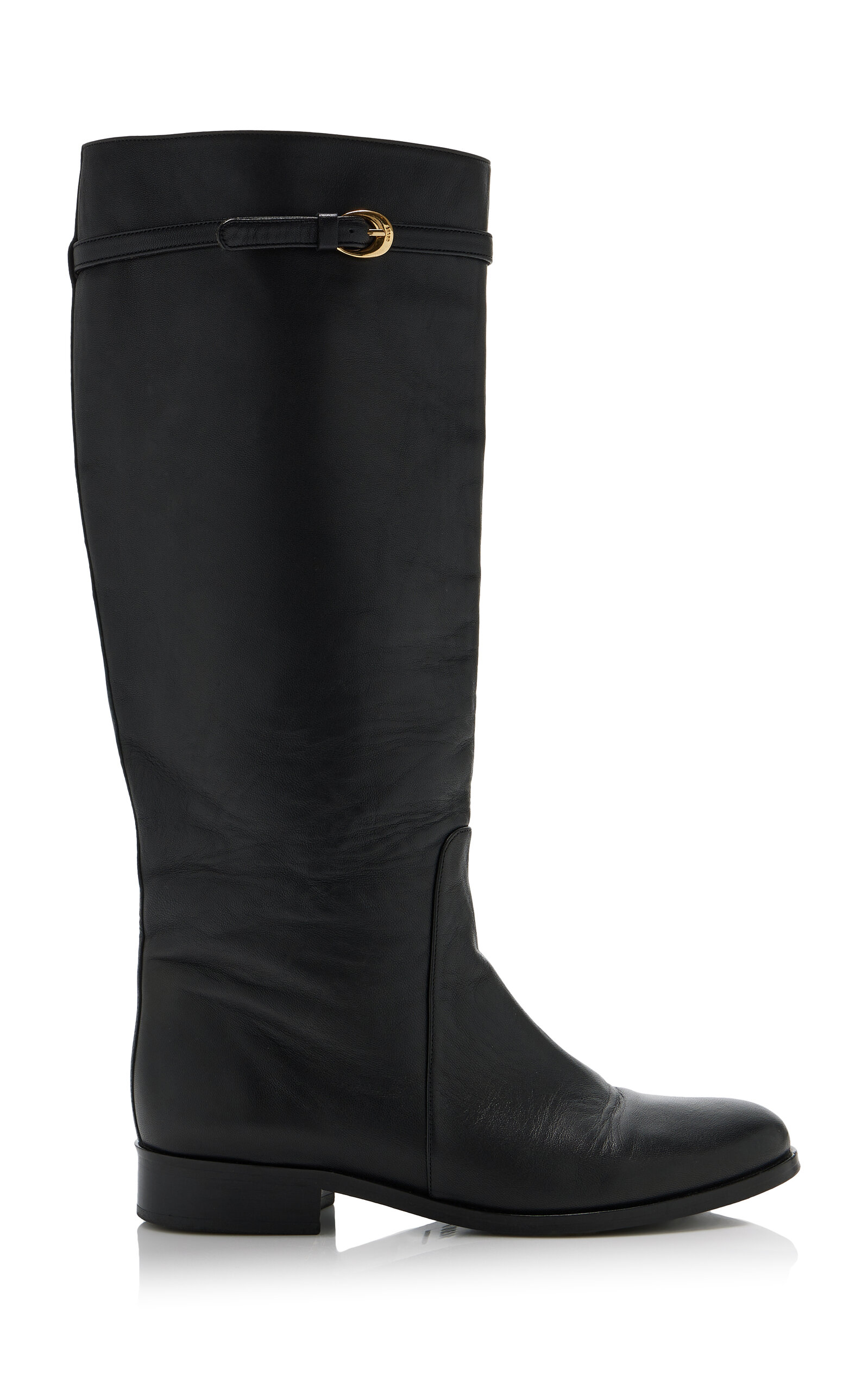 STAUD Harlow Leather Riding Boots
