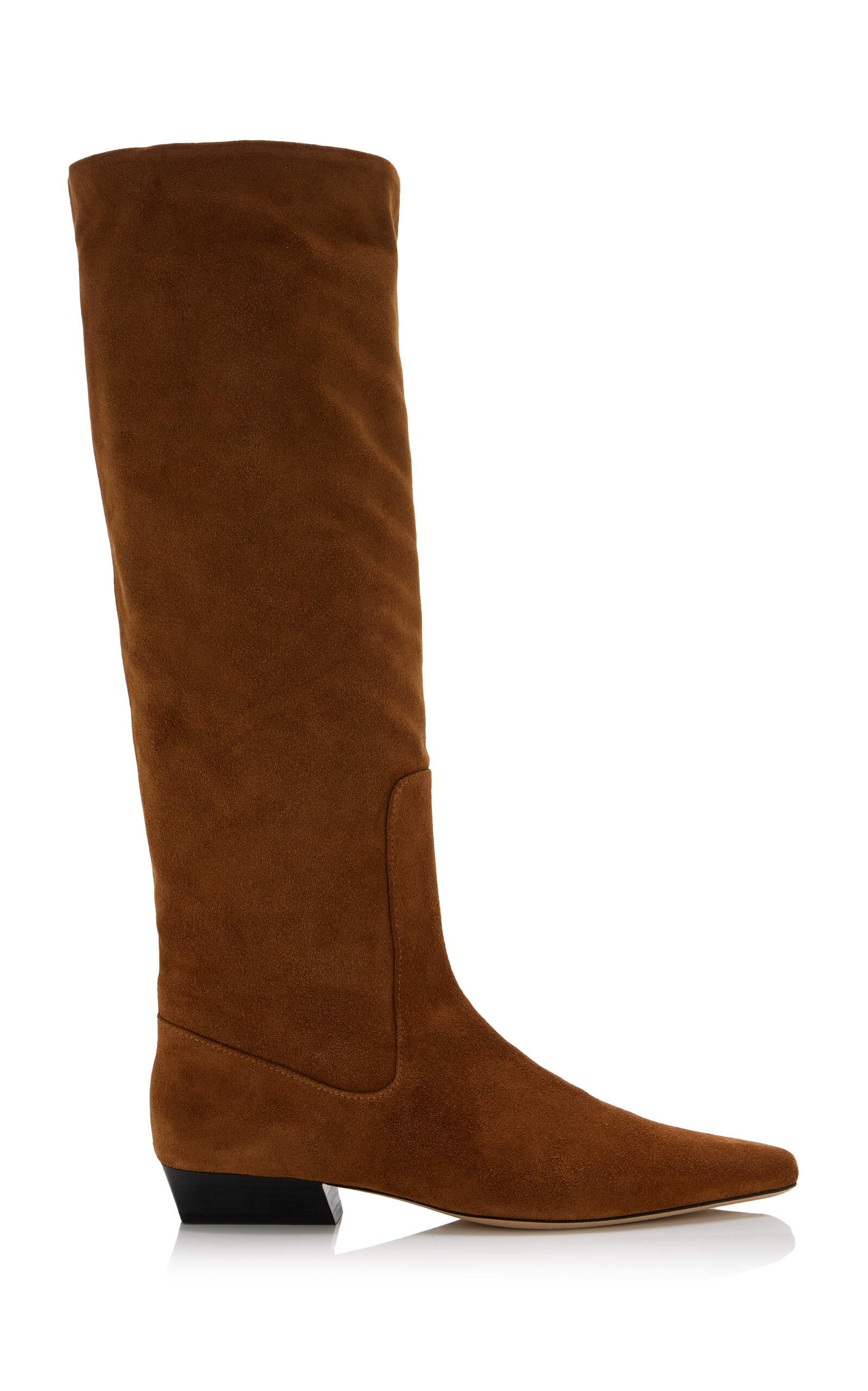 STAUD Wally Suede Knee Boots