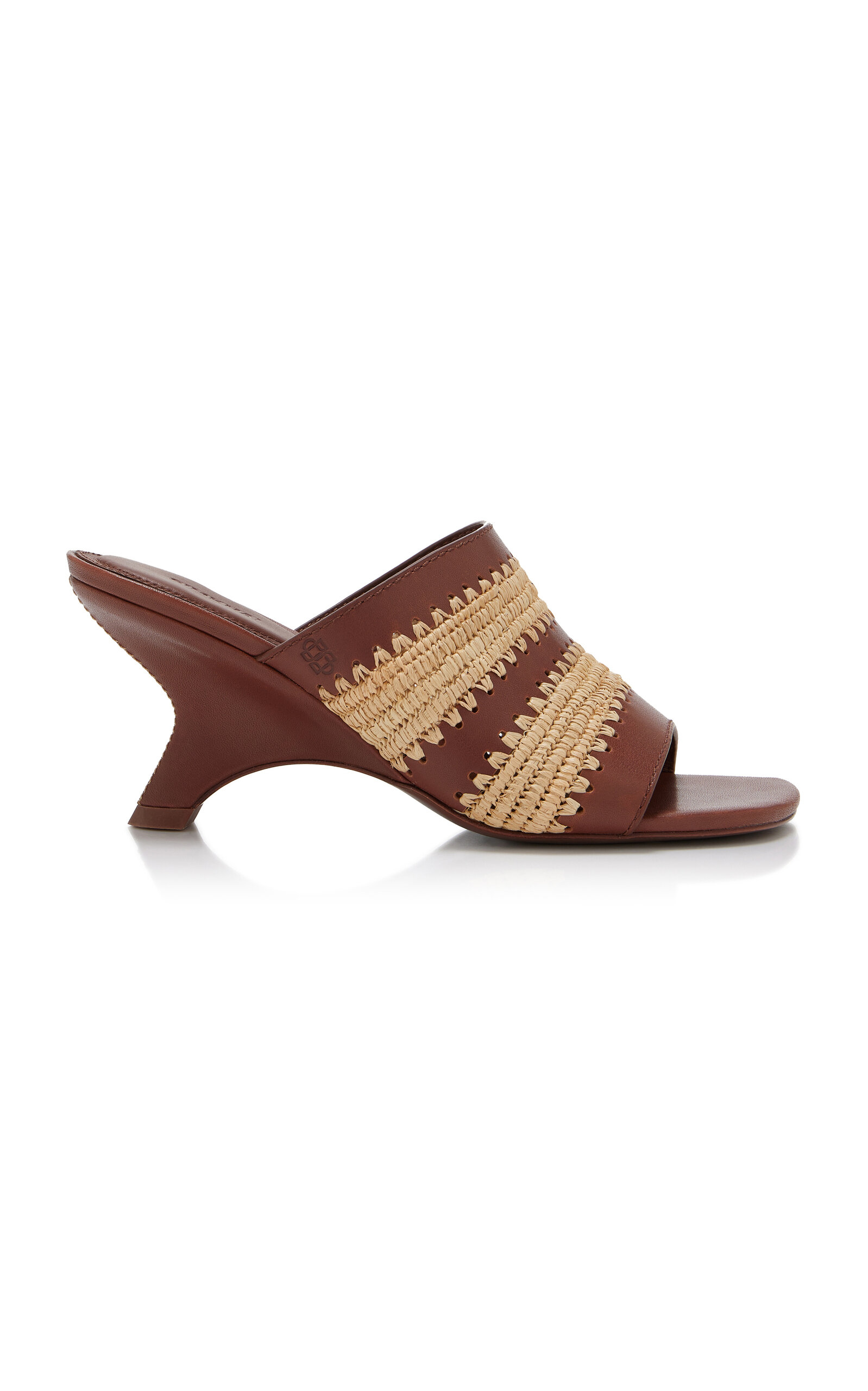 SIMKHAI Shadow Raffia Sandals