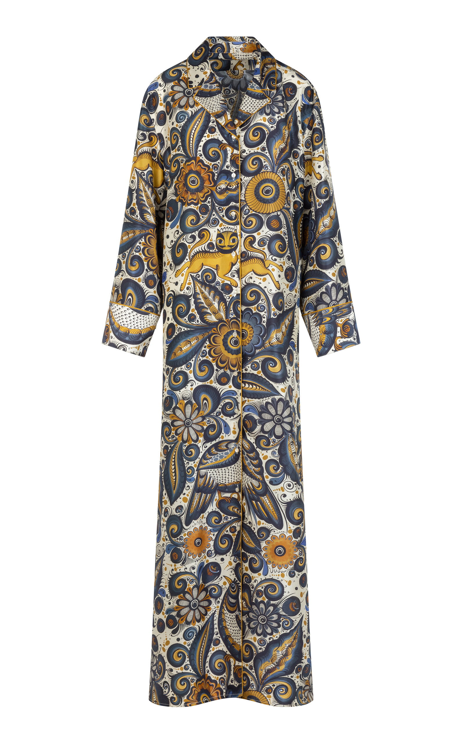 Heirlome Jose De Jesus Alvarez Silk Maxi Dress