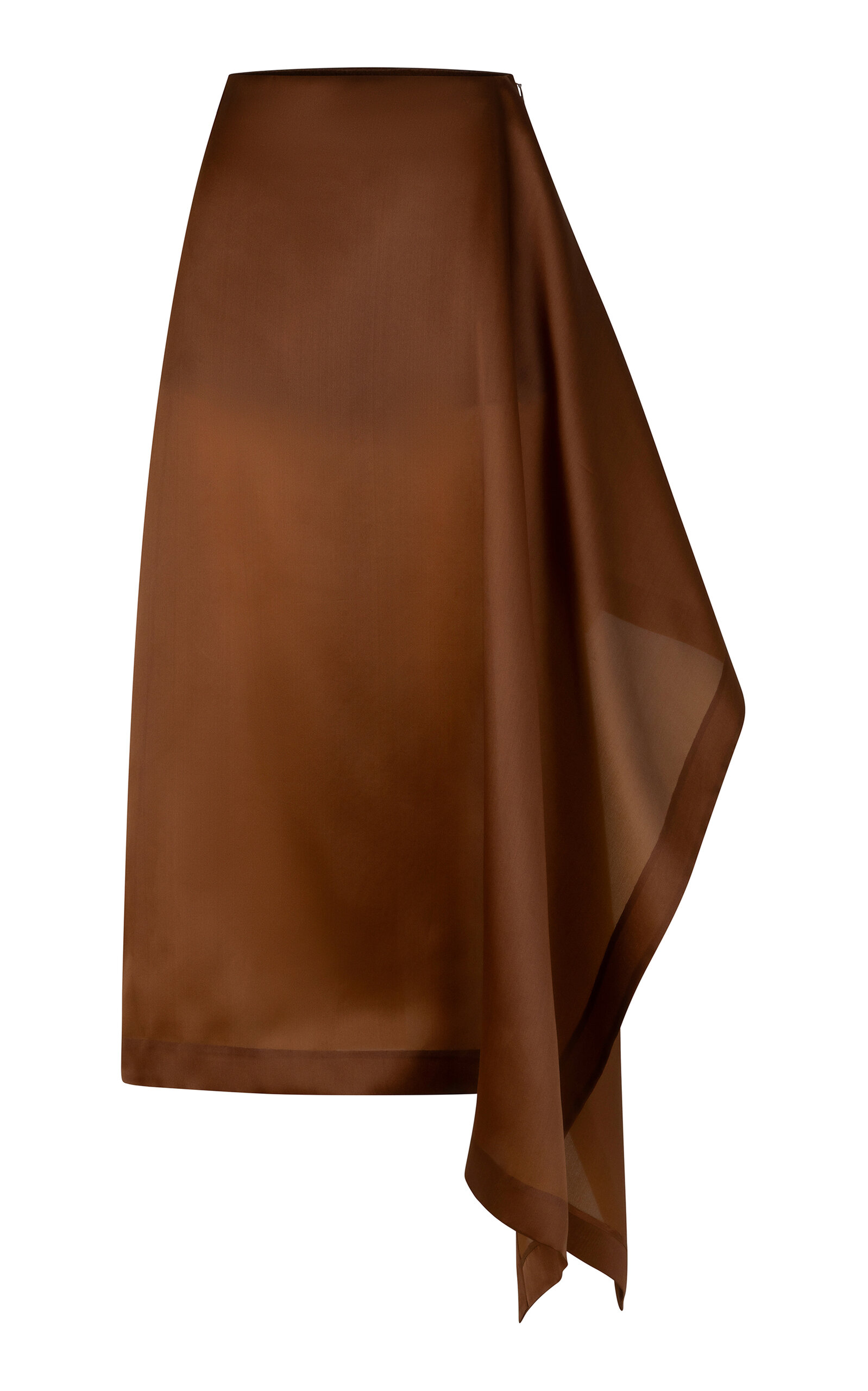 Heirlome Mel Silk Organza Skort - Brown
