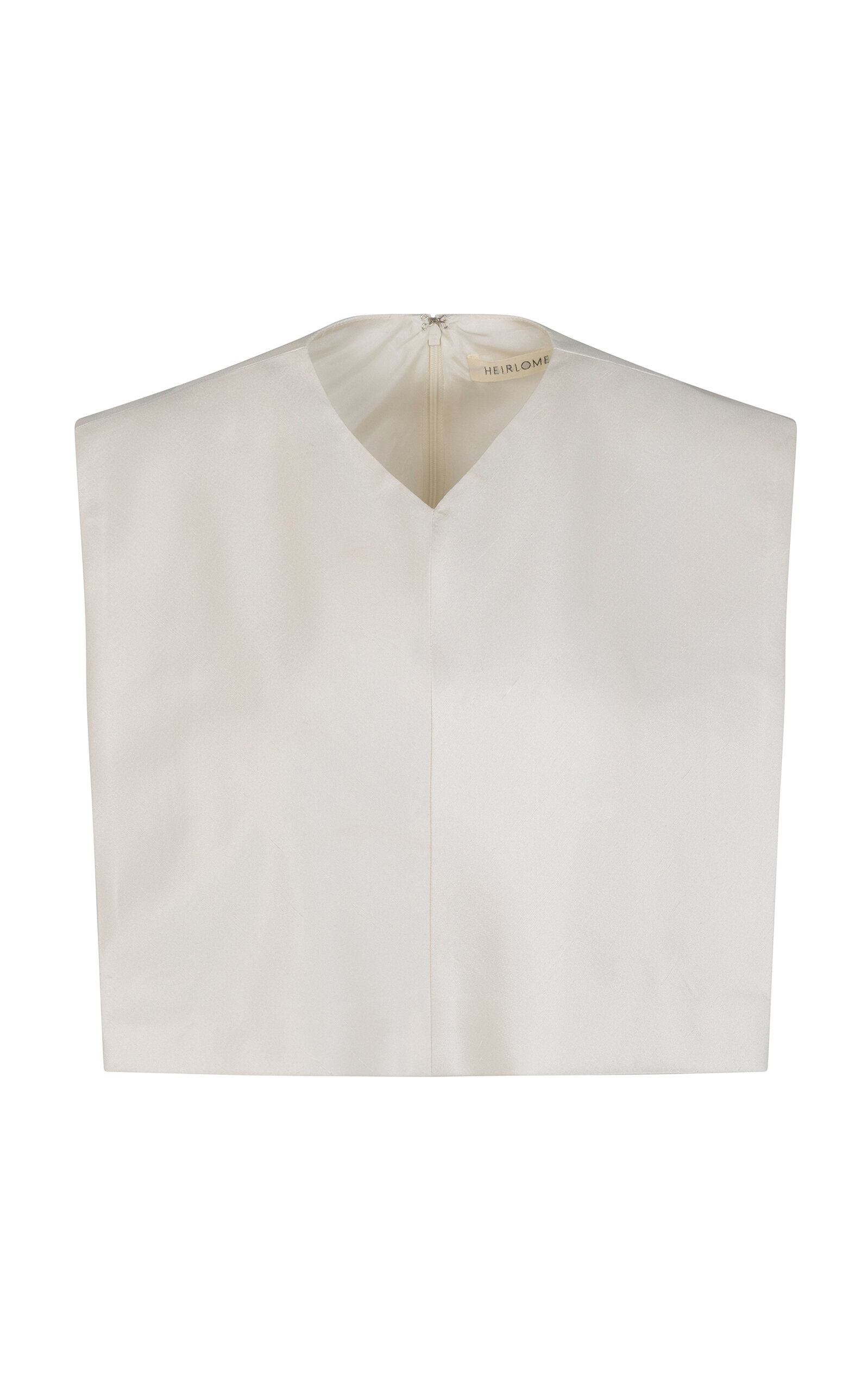 Gemma Cropped Silk Top