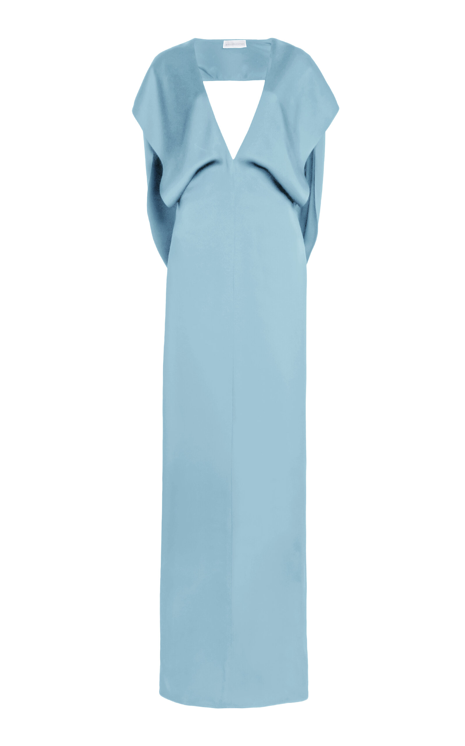 Stella McCartney Satin V Neck Gown