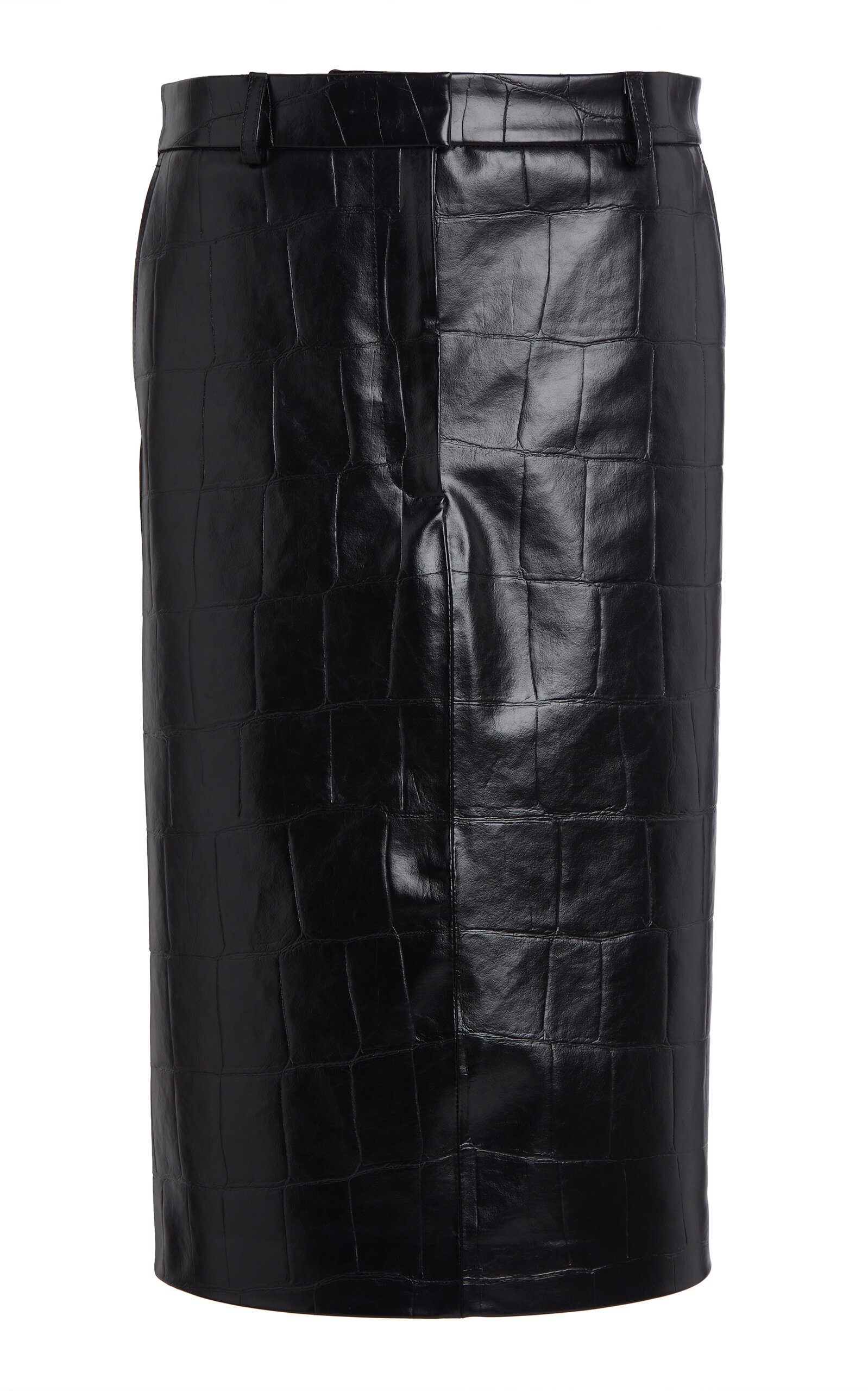 Croco Pencil Skirt