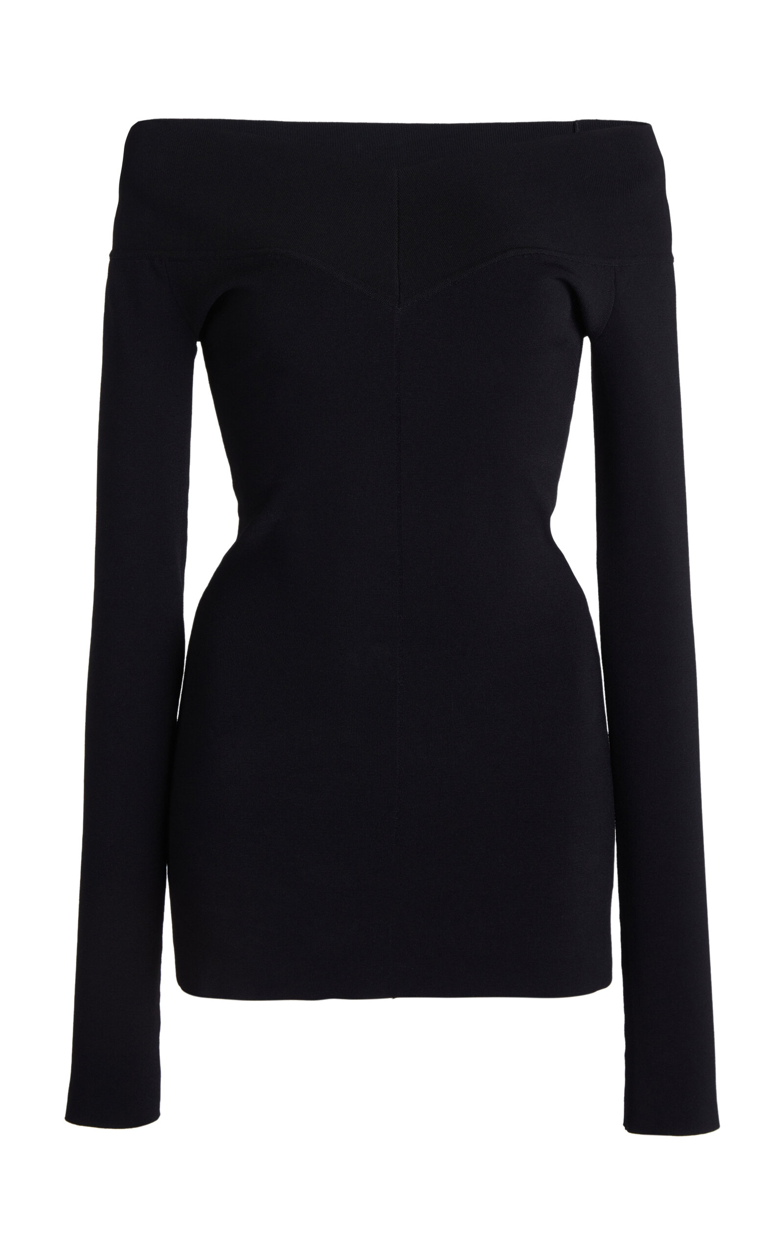 Stella McCartney Compact Knit Off-The-Shoulder Top - Moda Operandi