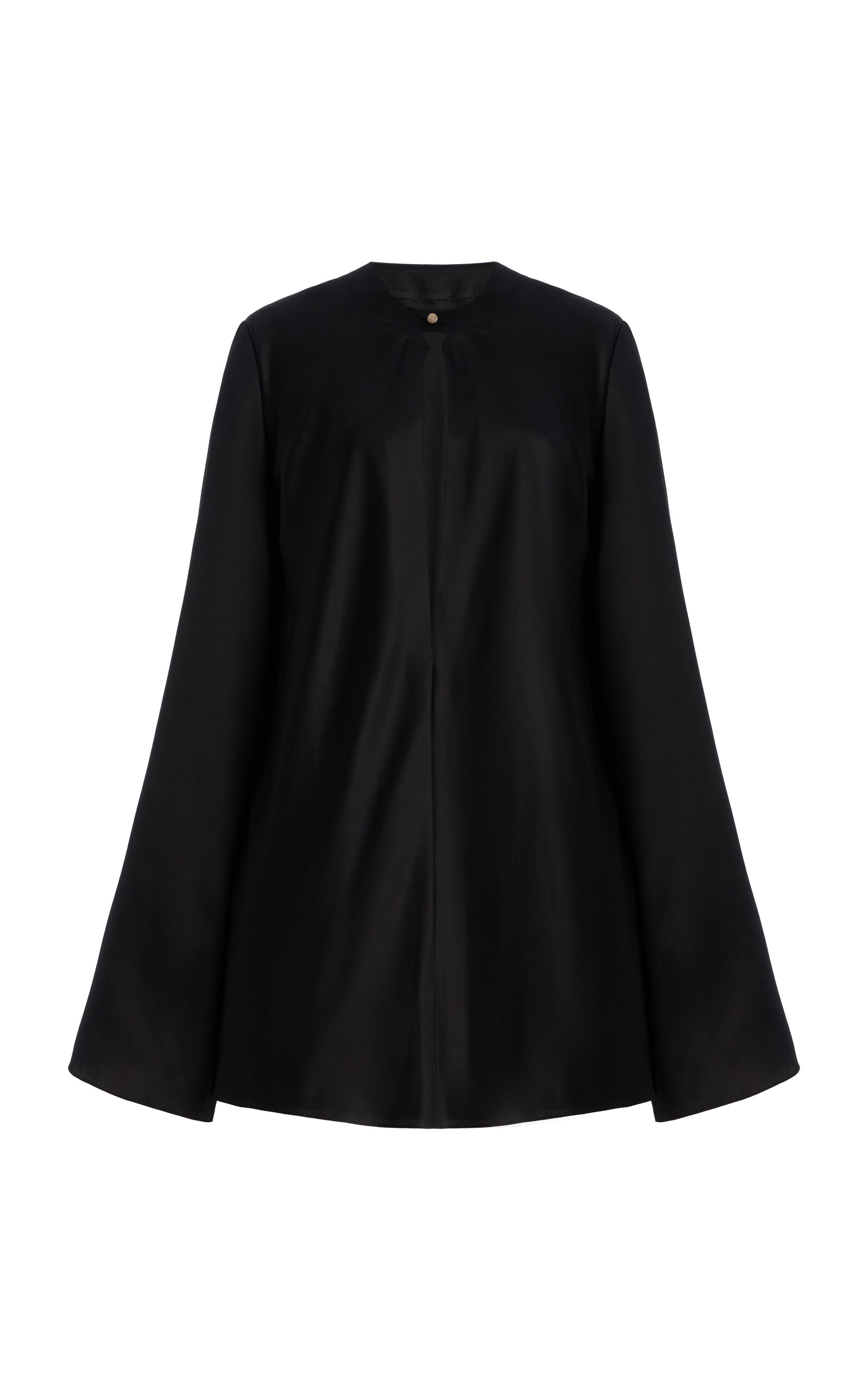 Brandon Maxwell The Ella Fluid Twill Mini Dress