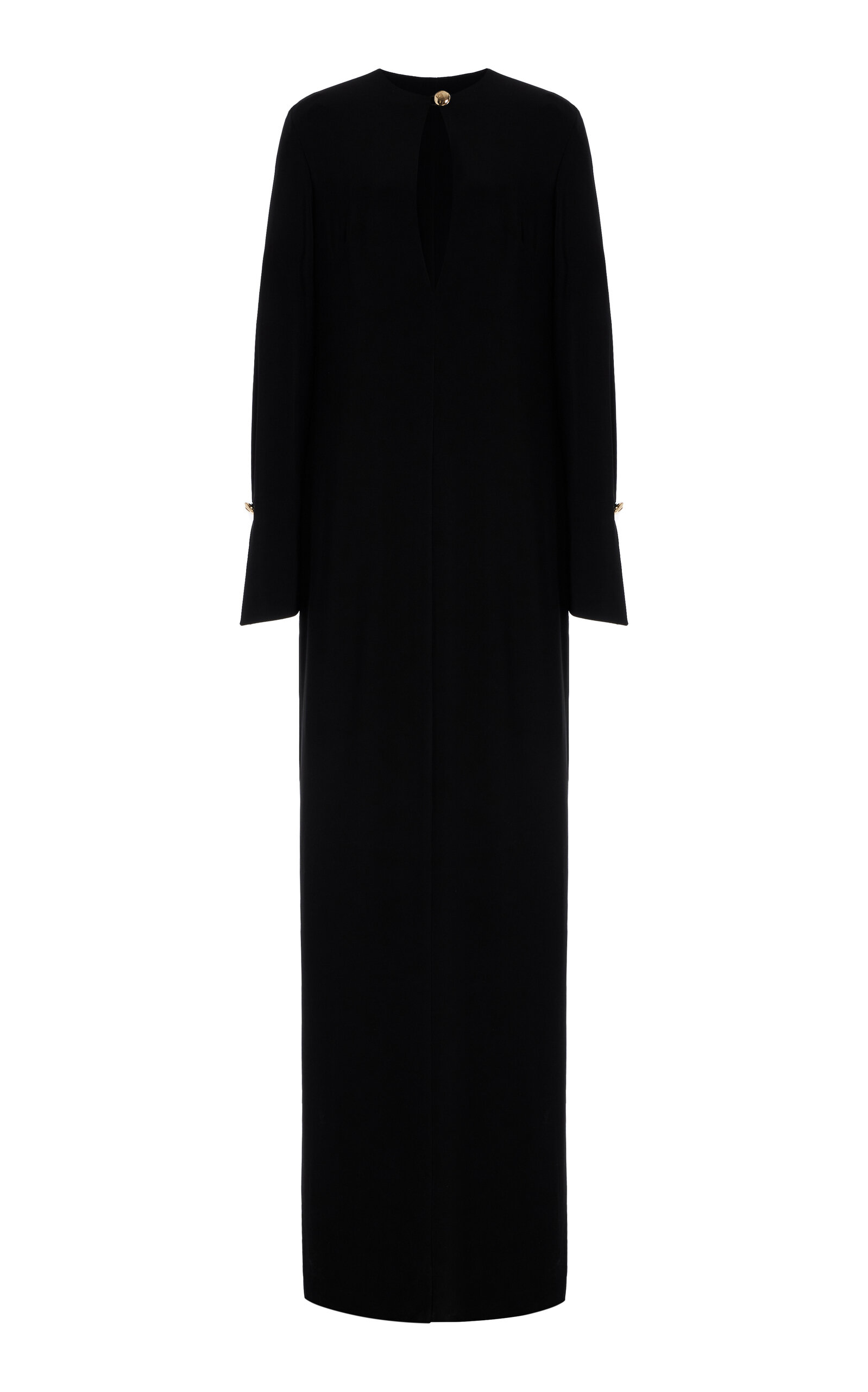 Brandon Maxwell The Sylvie Jersey Gown In Black