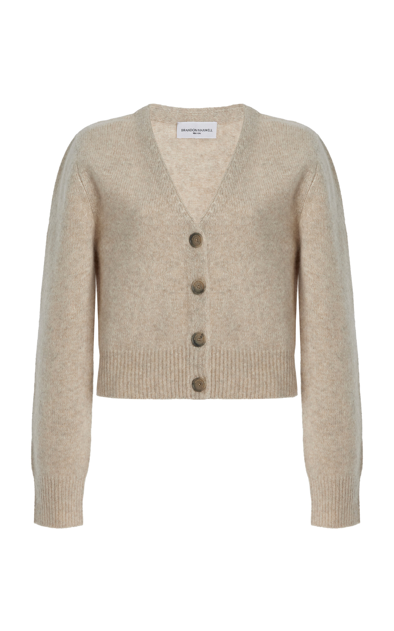 Brandon Maxwell The Sloane Cashmere-Silk Cardigan