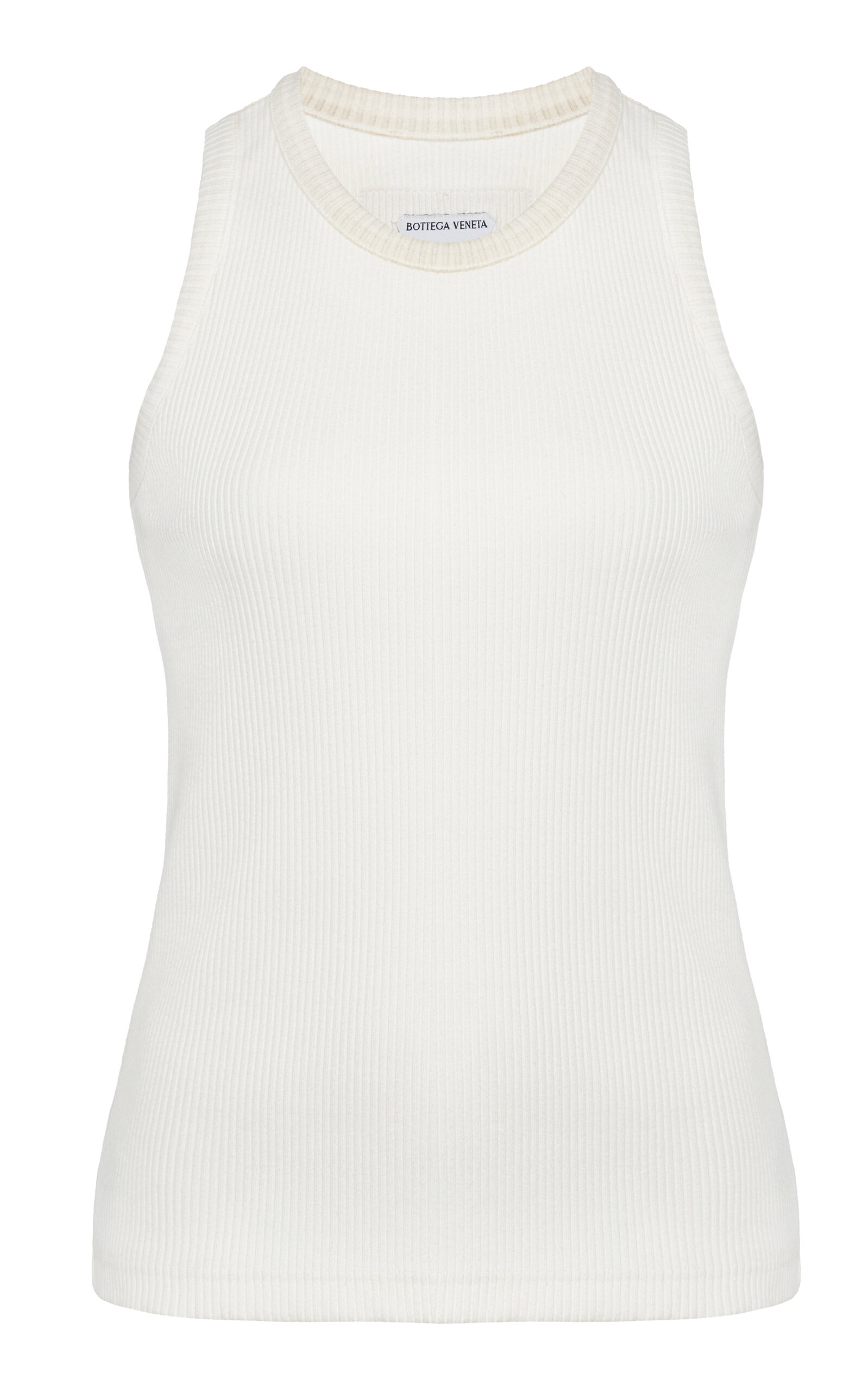 Bottega Veneta Compact Stretch-Cotton Jersey Tank Top - Moda Operandi
