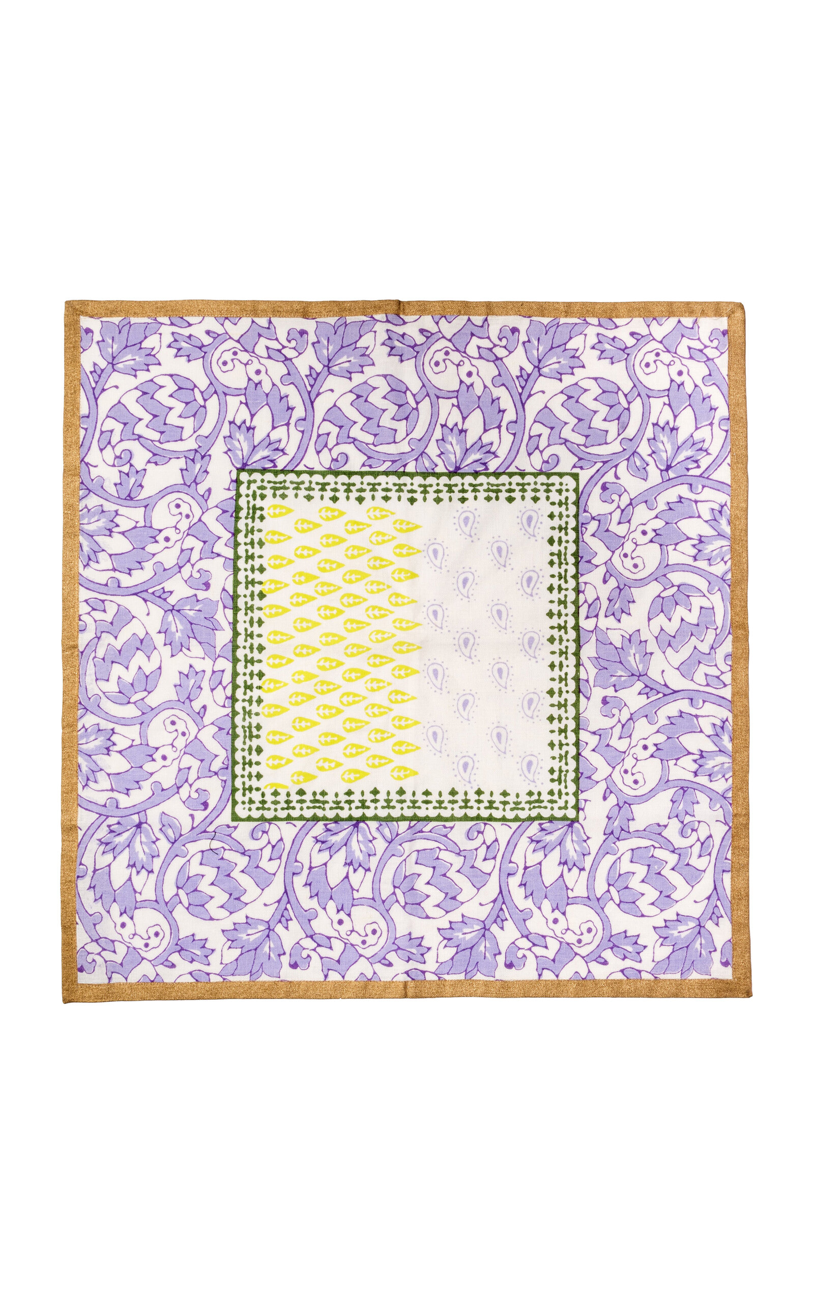 Joanna Buchanan Set-of-Two Joyful Linen Napkins - Purple