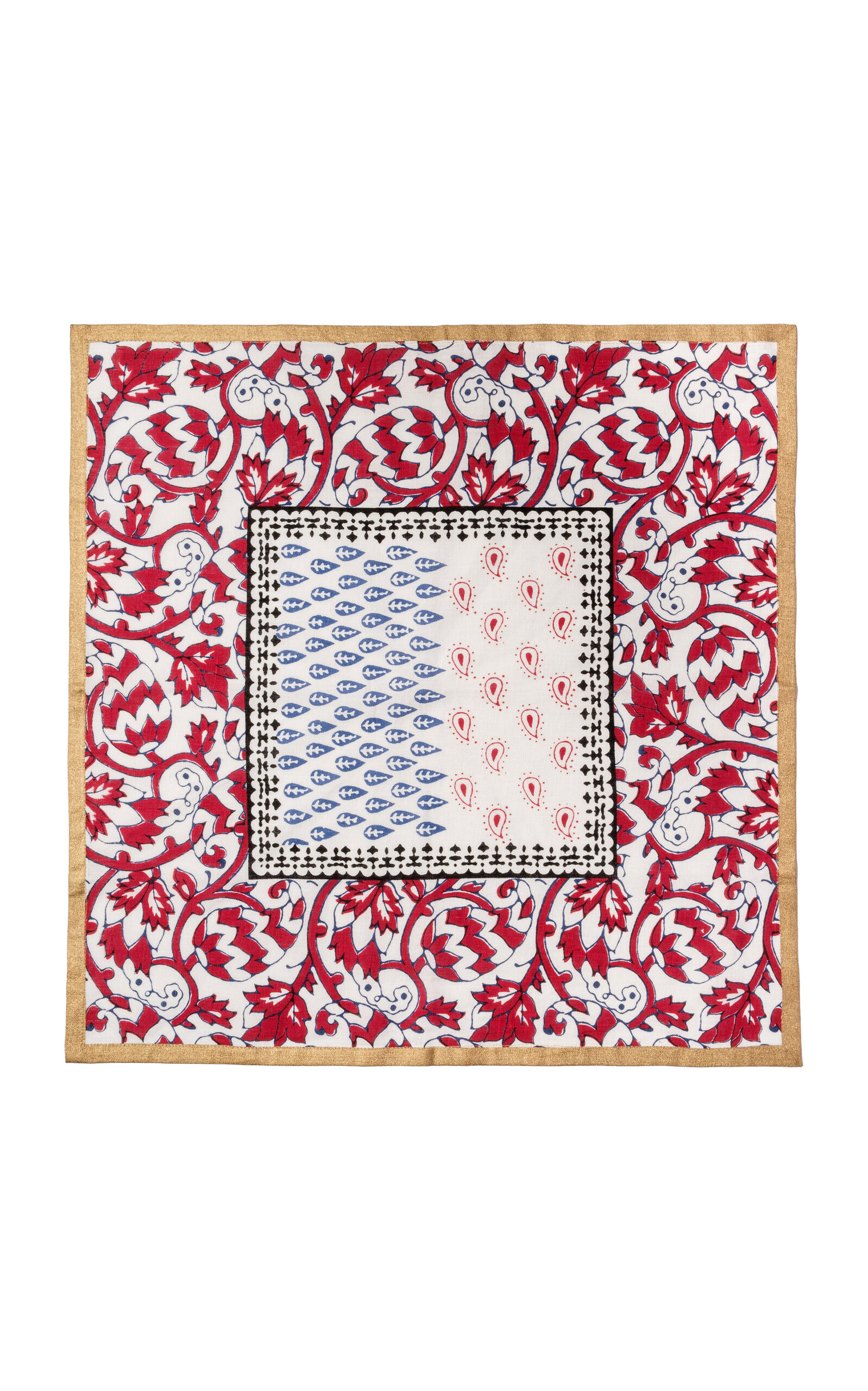Joanna Buchanan Set-of-Two Joyful Linen Napkin - Red