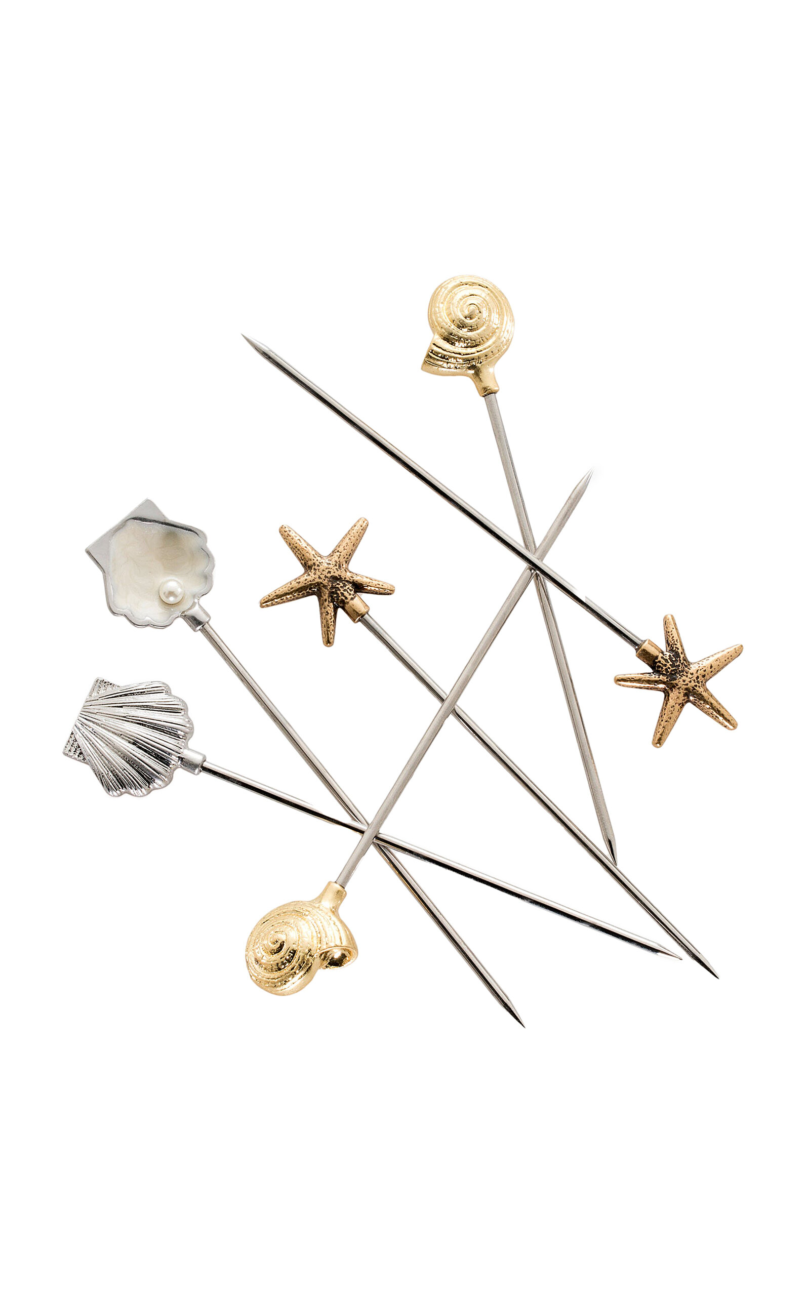 Joanna Buchanan Shell Cocktail Picks - Multi