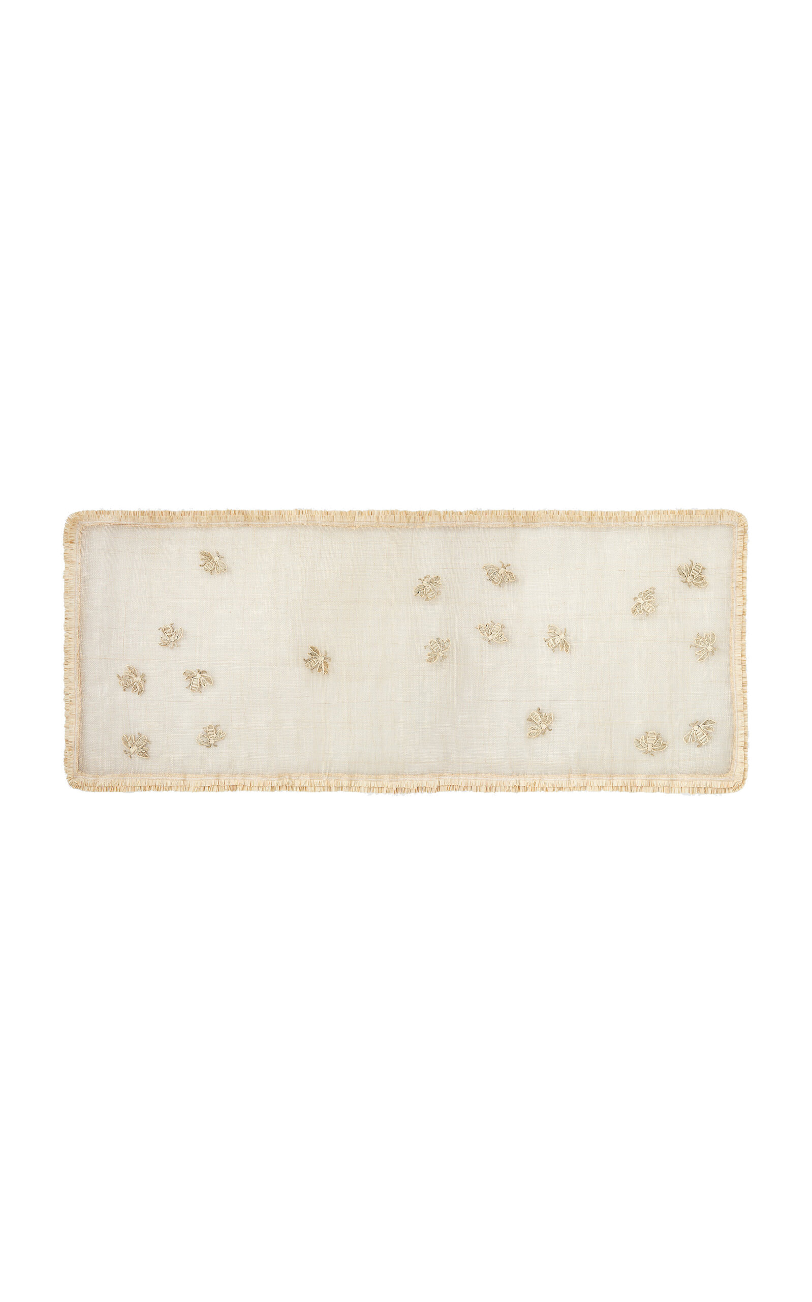 Joanna Buchanan Straw Table Runner In Neutral