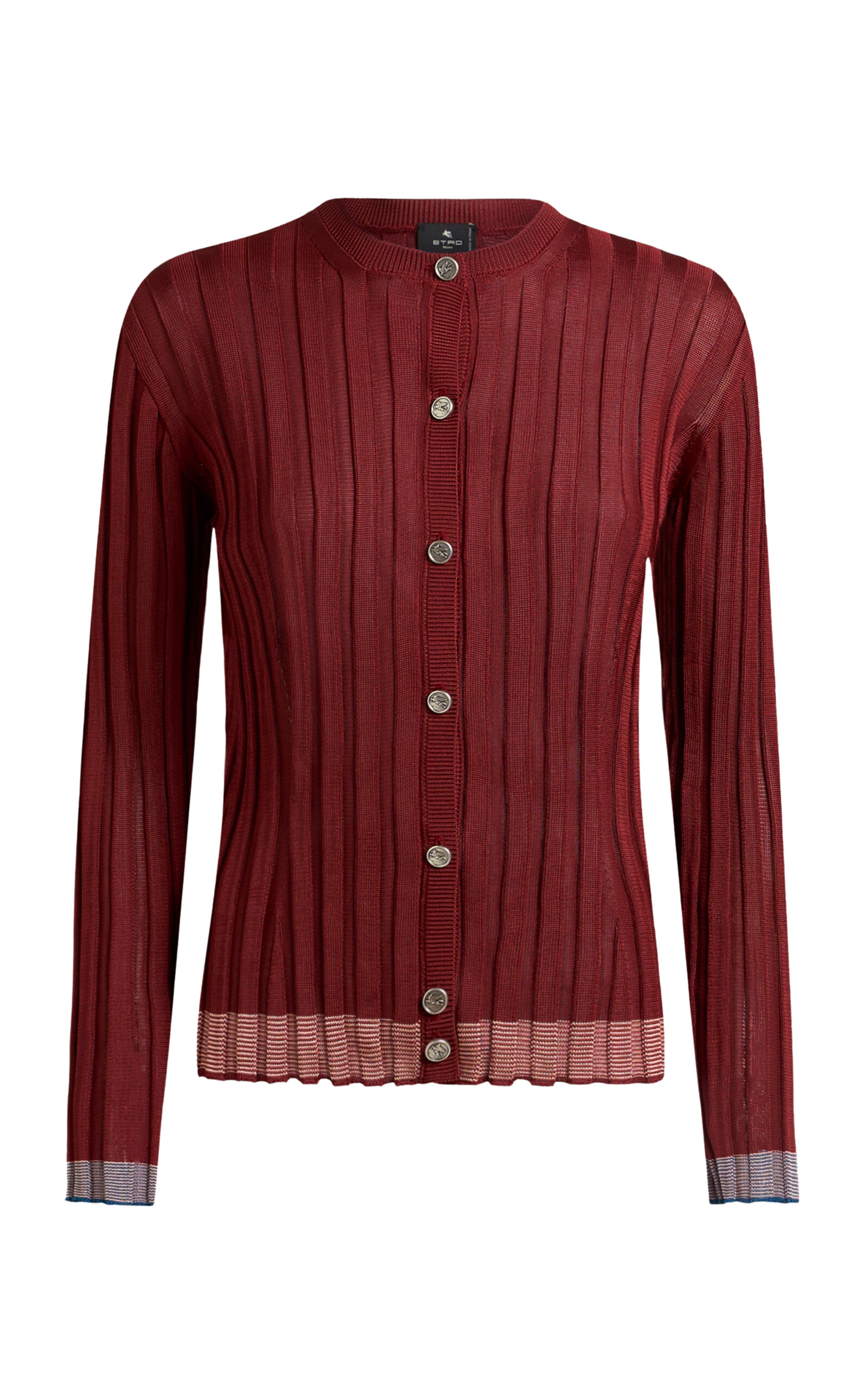 Ribbed-Knit Cardigan