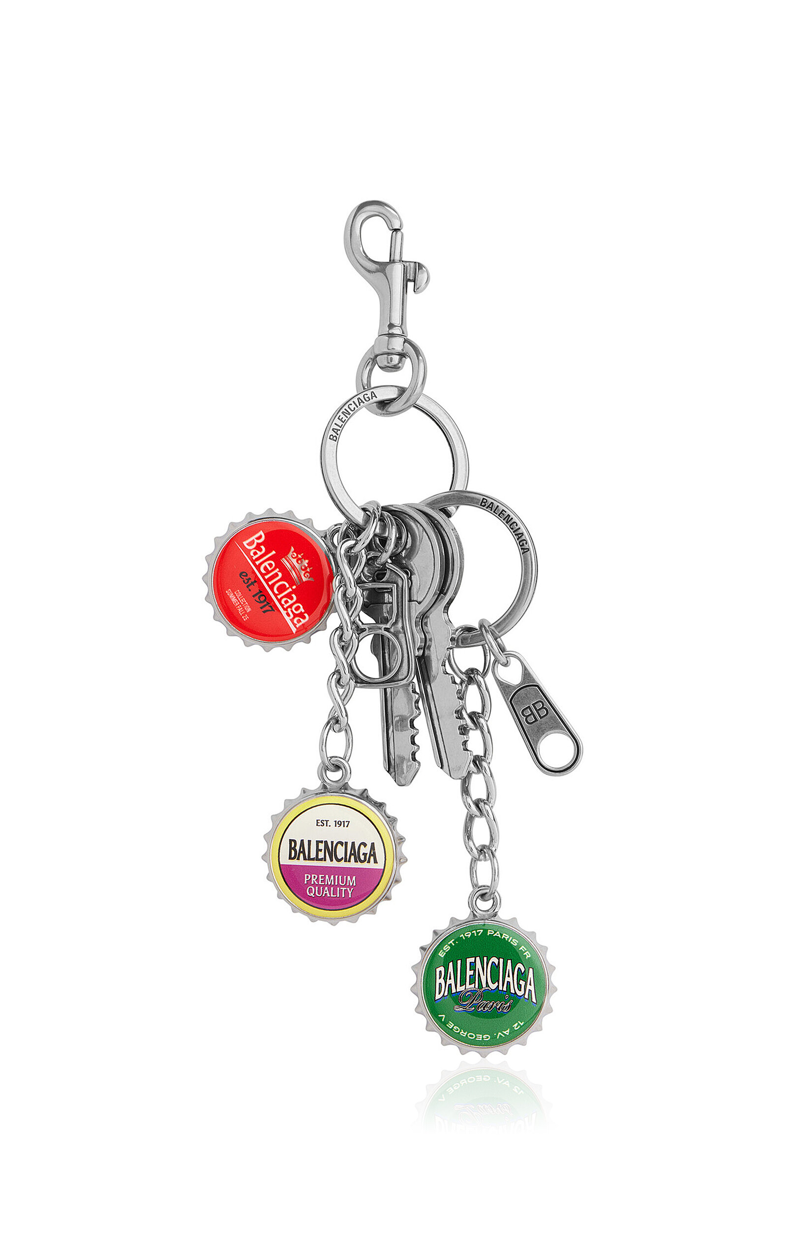 Balenciaga Bottle Cap Keyring