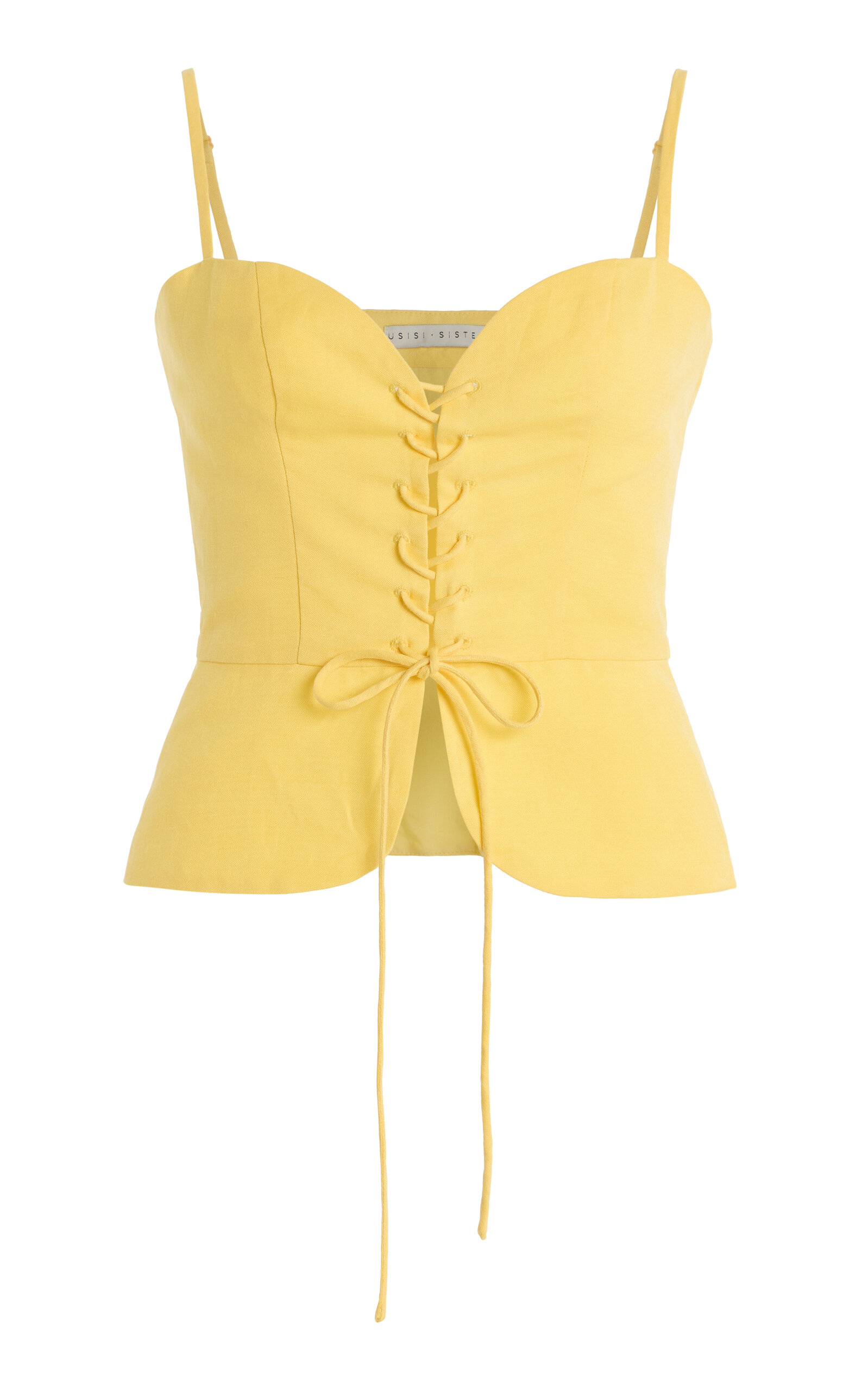 Josie Linen-Blend Top
