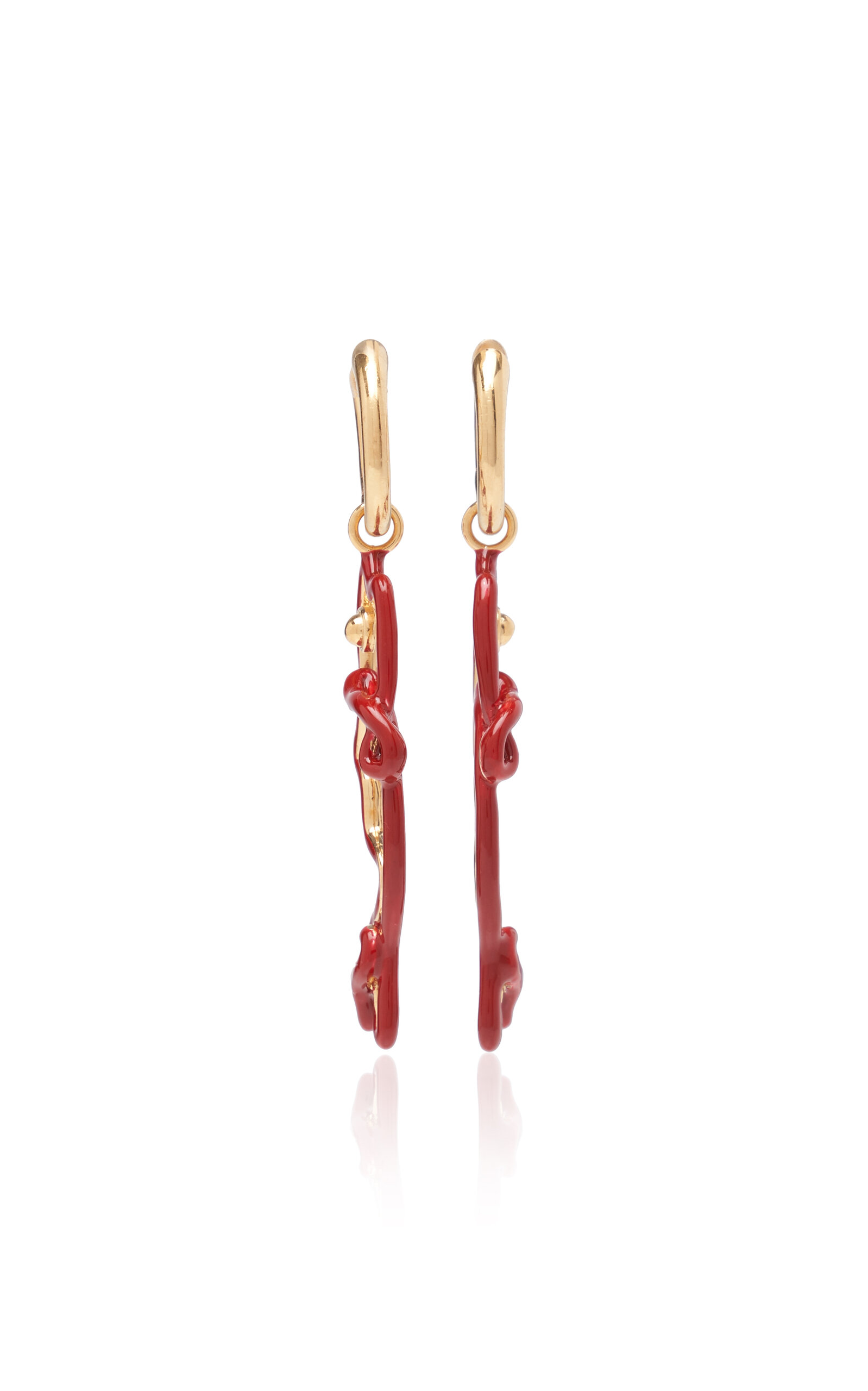Bottega Veneta Ena 18k Gold-finish Sterling Silver Earrings