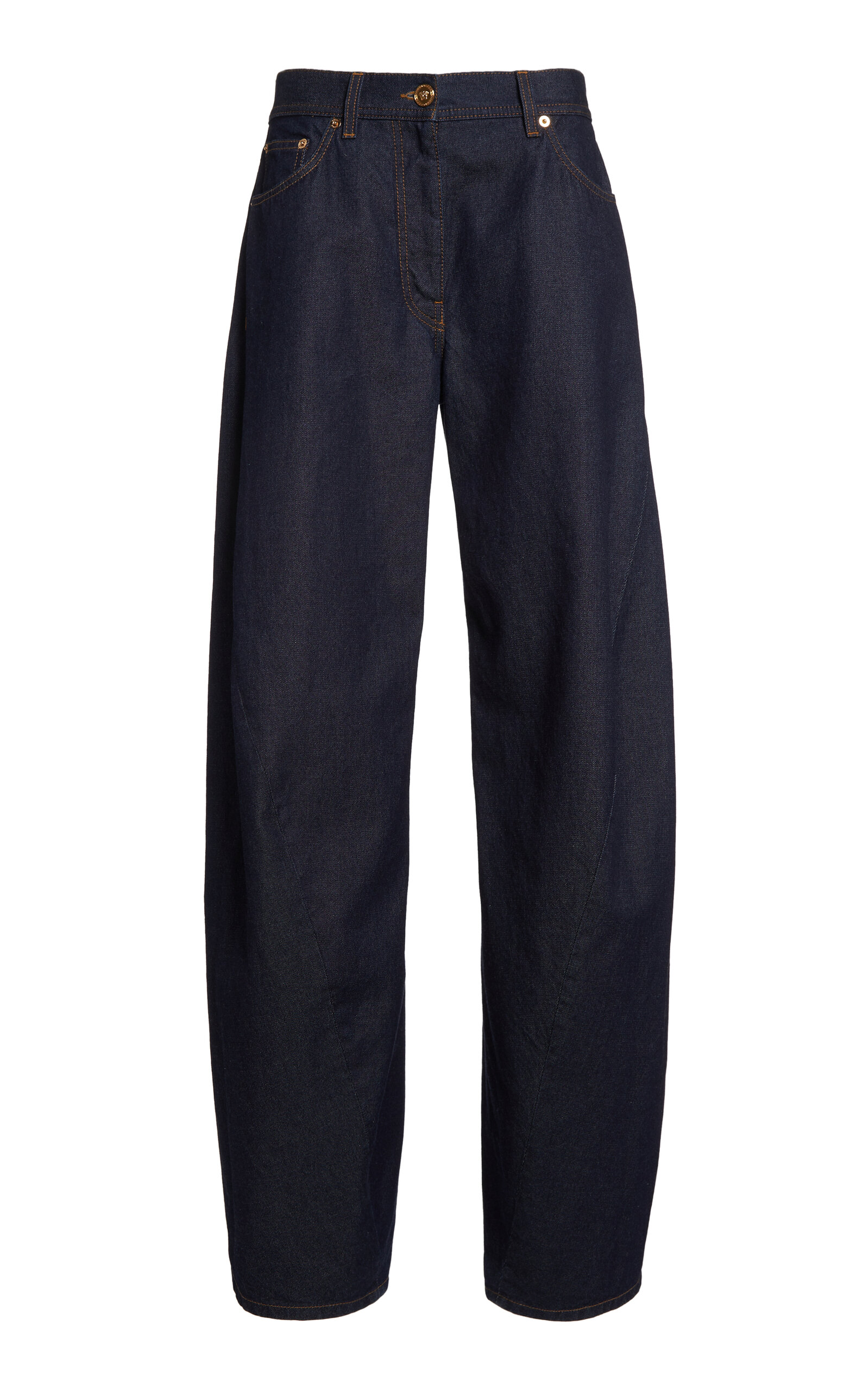 Versace Rigid High-rise Barrel Jeans