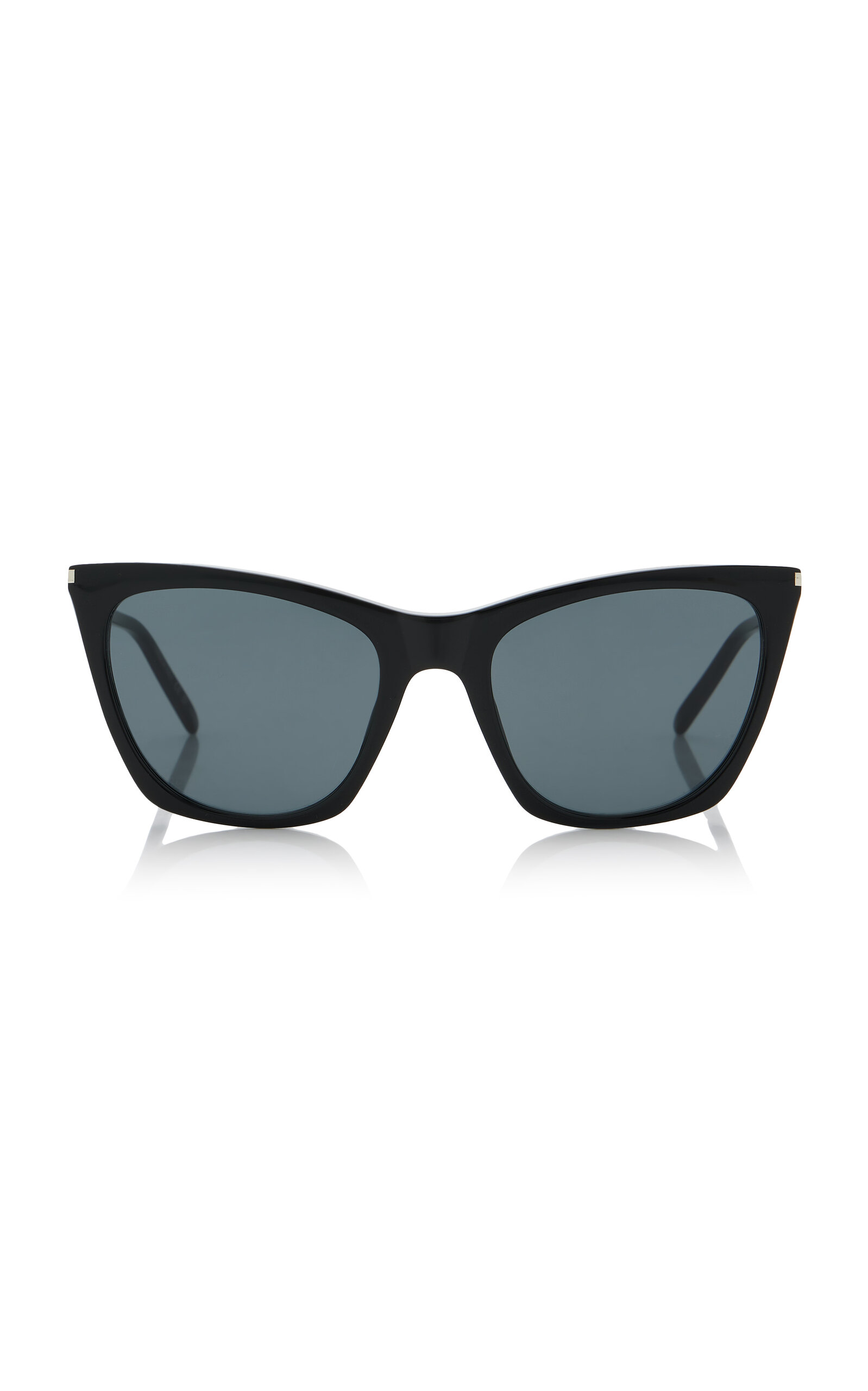 Saint Laurent Kate Thin Cat-Eye Acetate Sunglasses