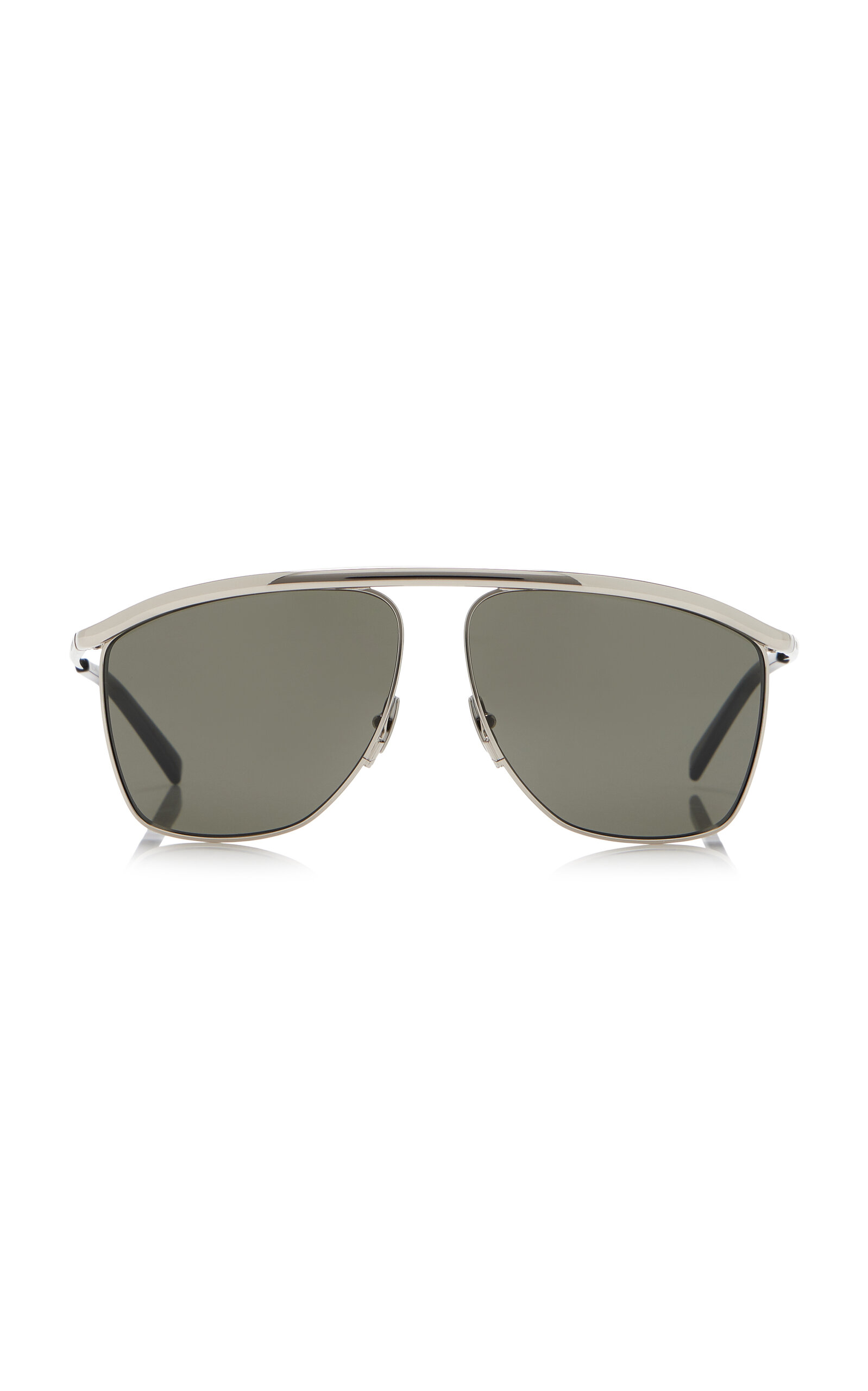 Saint Laurent Victoire Aviator-frame Metal Sunglasses